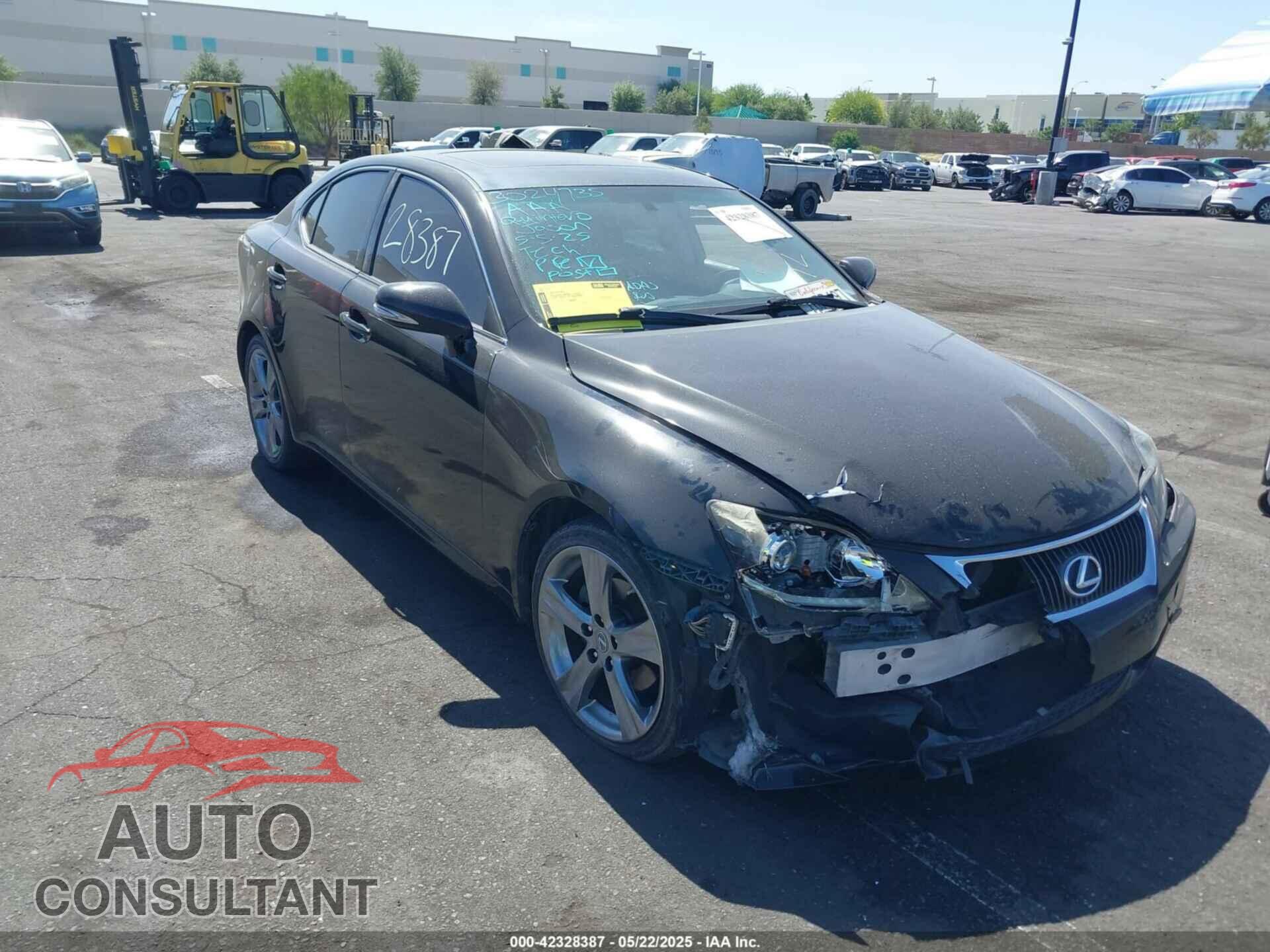 LEXUS IS 250 2013 - JTHBF5C20D5192044
