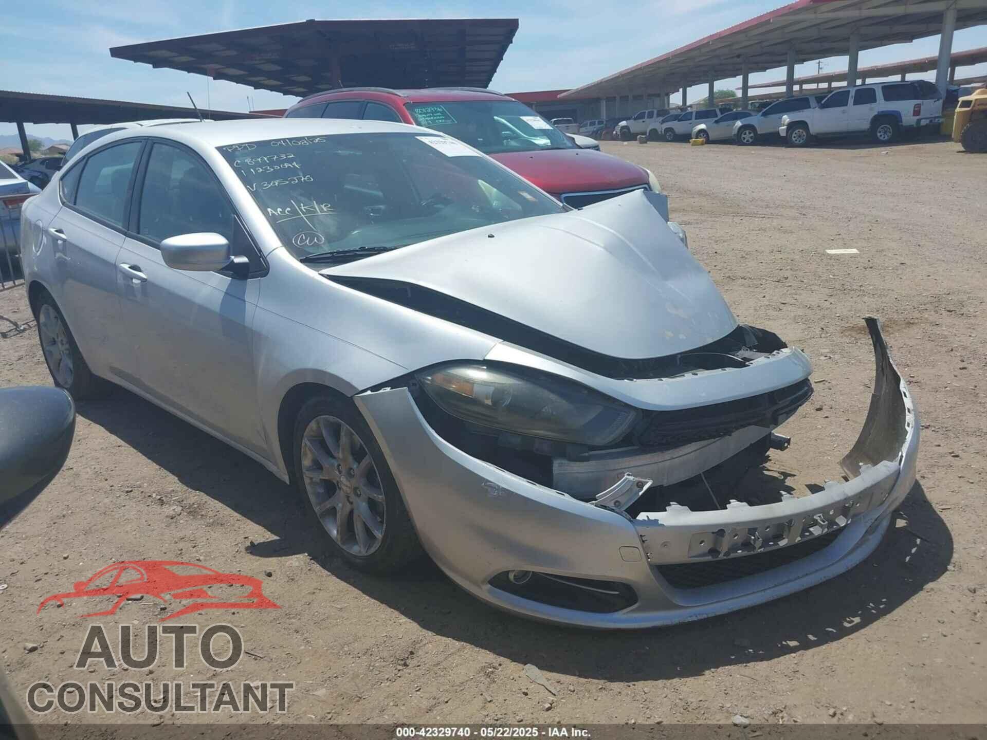 DODGE DART 2013 - 1C3CDFBA0DD305270