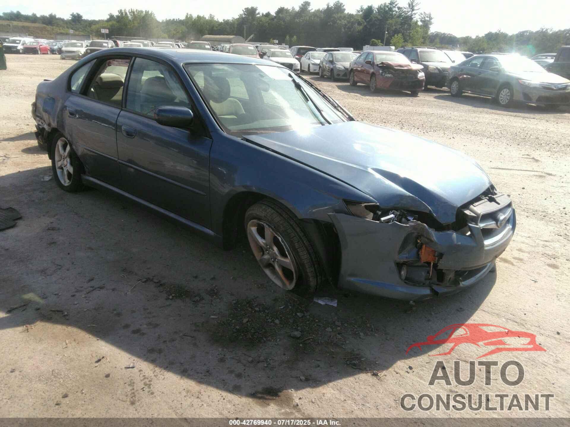SUBARU LEGACY 2009 - 4S3BL616X96219788