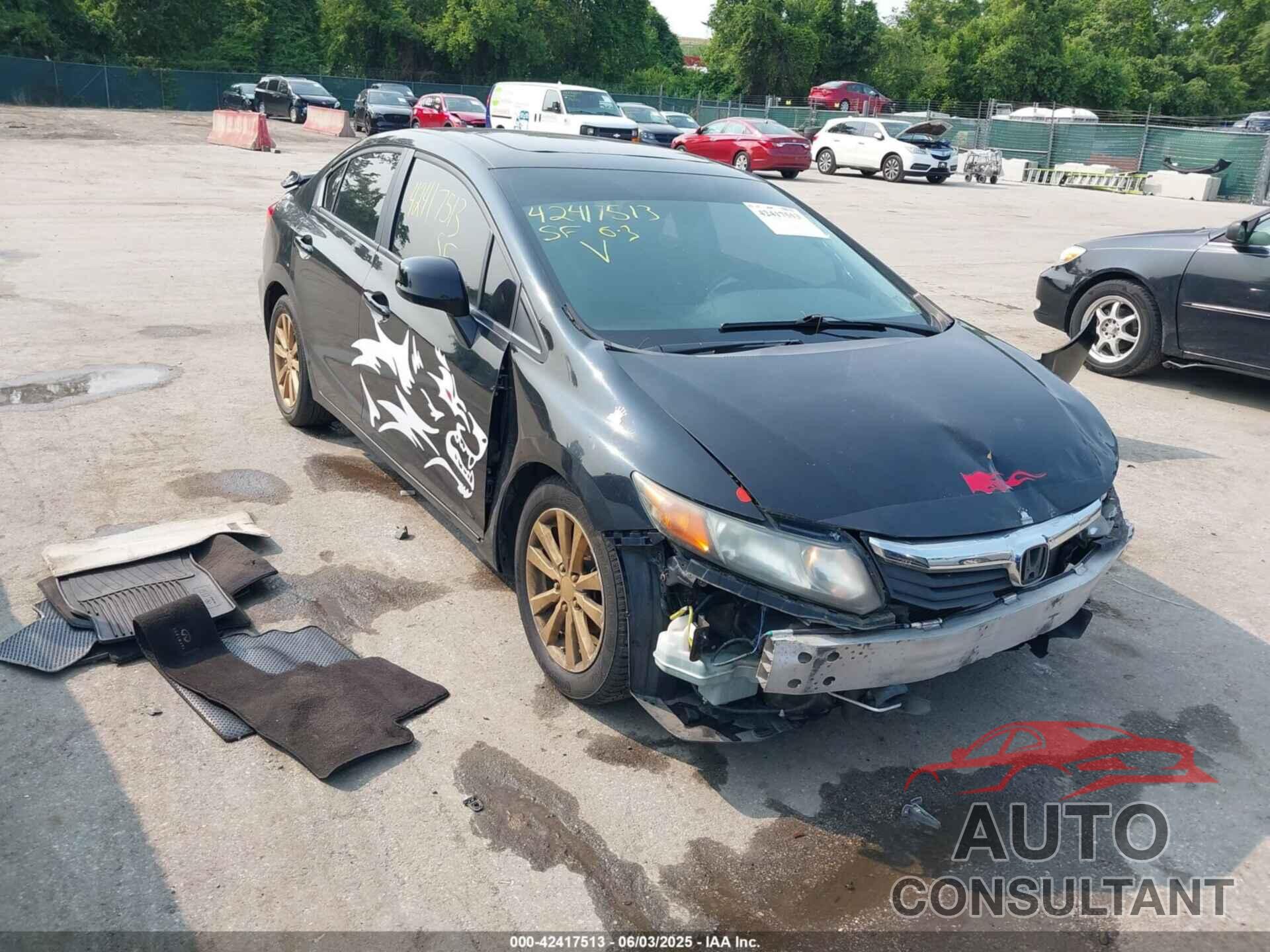 HONDA CIVIC 2012 - 2HGFB2F81CH306901