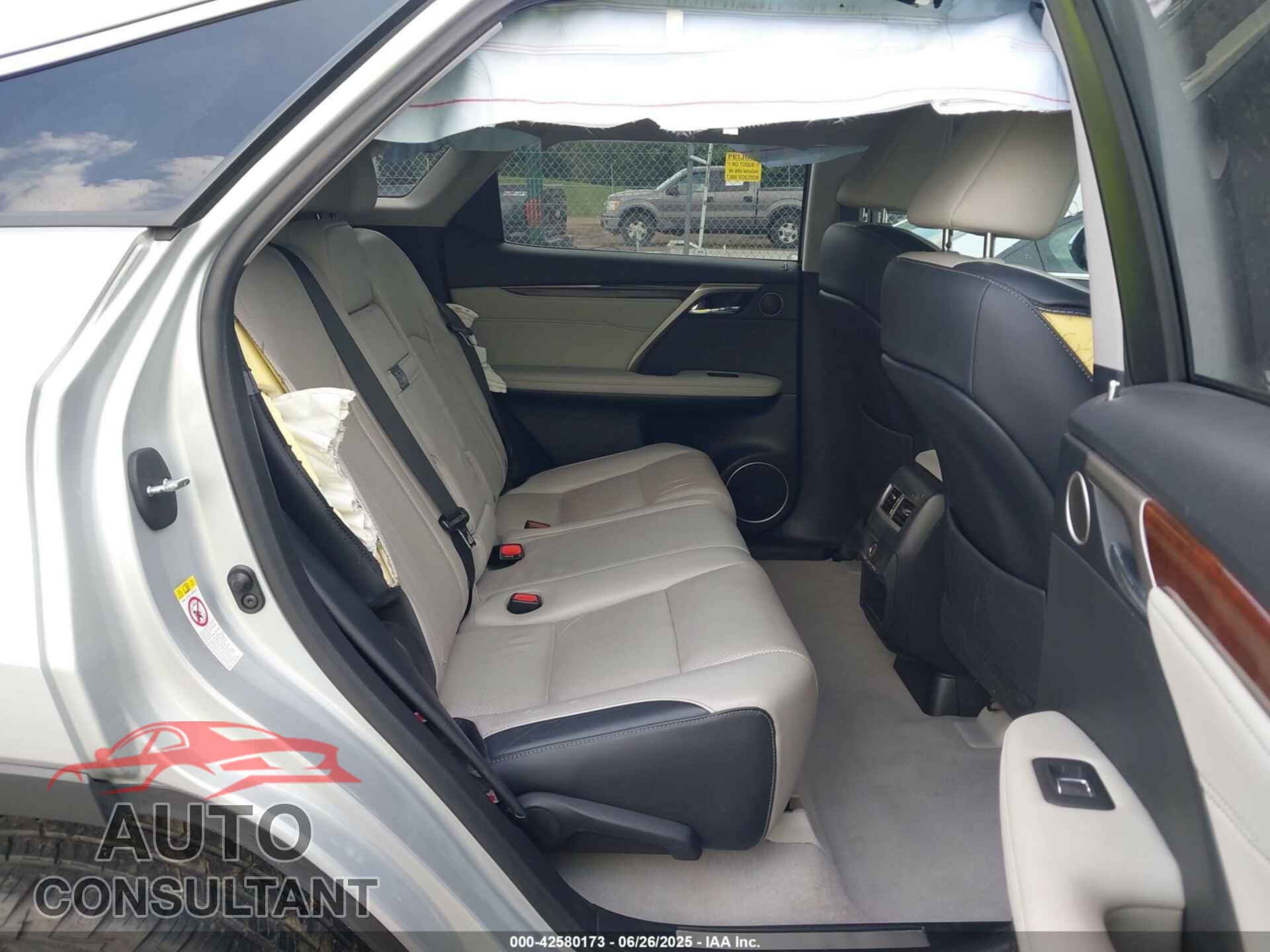 LEXUS RX 350 2017 - 2T2BZMCA9HC124727