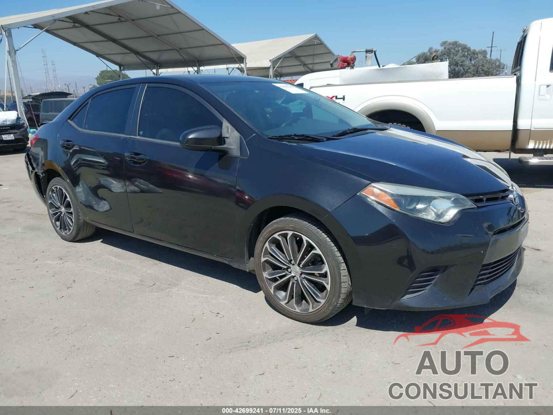TOYOTA COROLLA 2016 - 2T1BURHE9GC722326