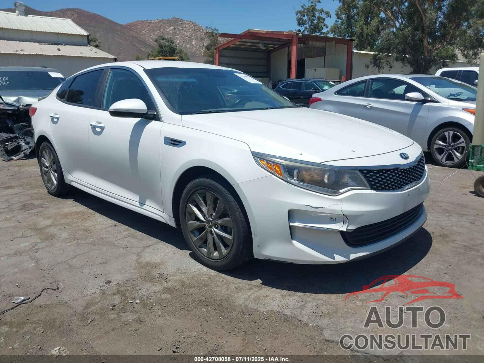 KIA OPTIMA 2016 - 5XXGU4L31GG050494