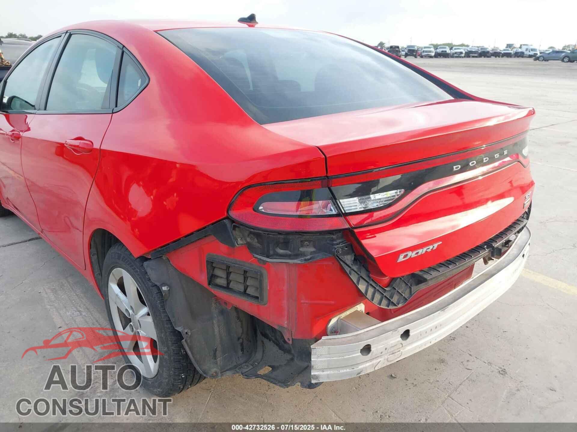 DODGE DART 2016 - 1C3CDFBA2GD689119