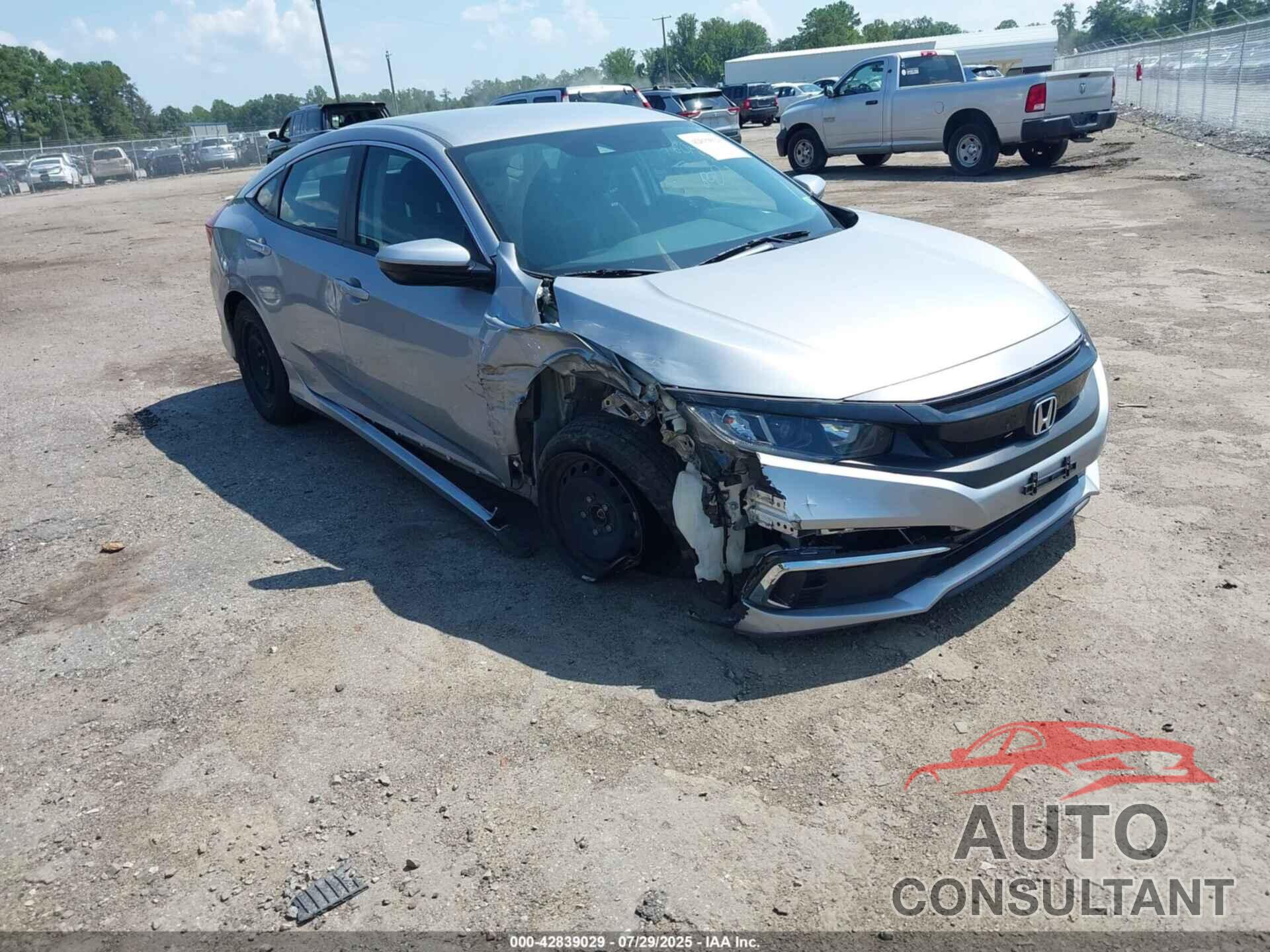 HONDA CIVIC 2019 - 2HGFC2F63KH588050