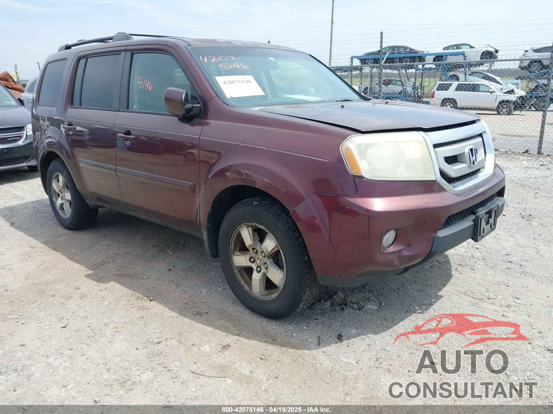 HONDA PILOT 2009 - 5FNYF48479B008448