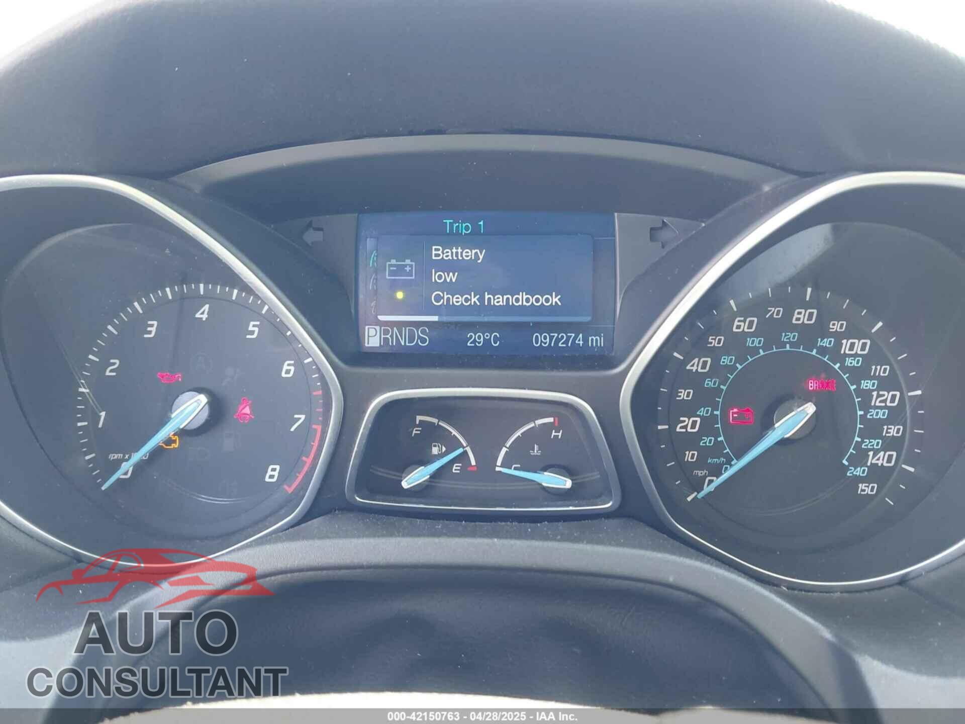 FORD FOCUS 2012 - 1FAHP3K25CL258540