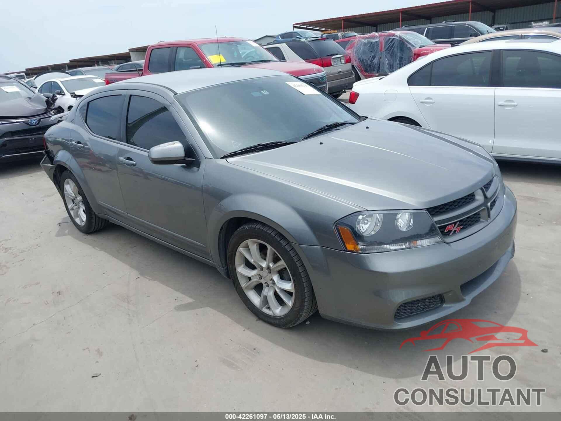 DODGE AVENGER 2013 - 1C3CDZBG4DN562688