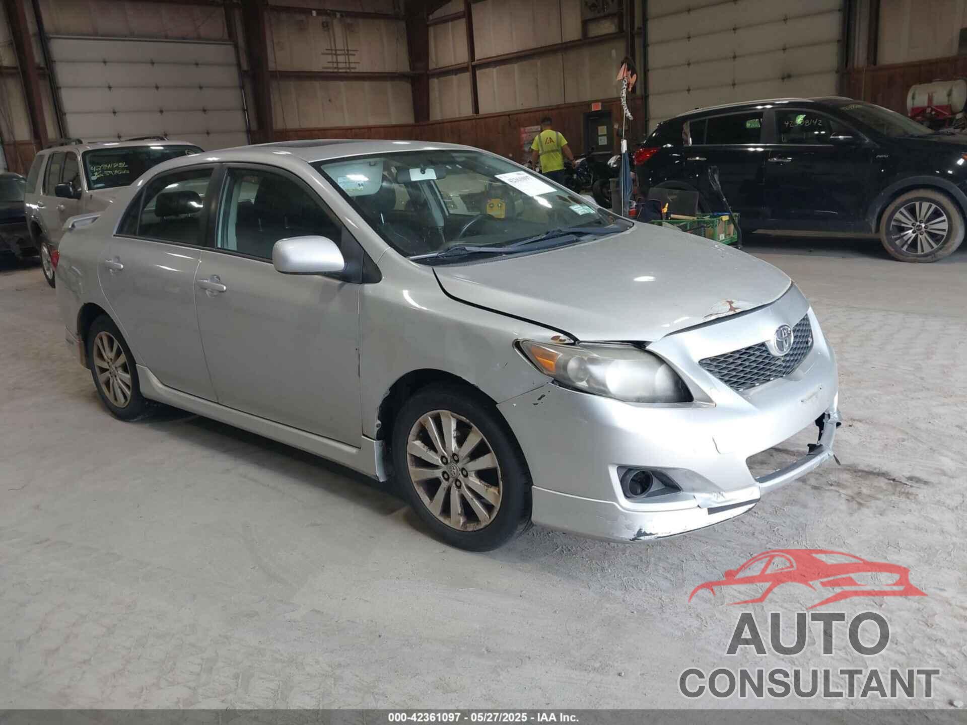 TOYOTA COROLLA 2009 - 2T1BU40E39C094426