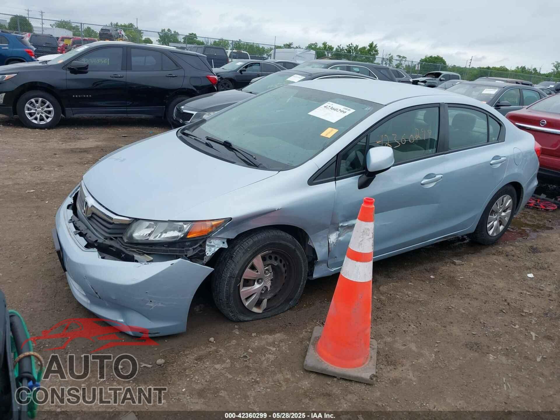 HONDA CIVIC 2012 - 19XFB2F54CE014854