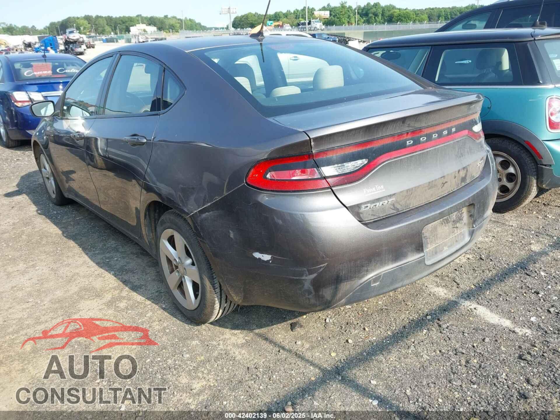 DODGE DART 2015 - 1C3CDFBB9FD281563