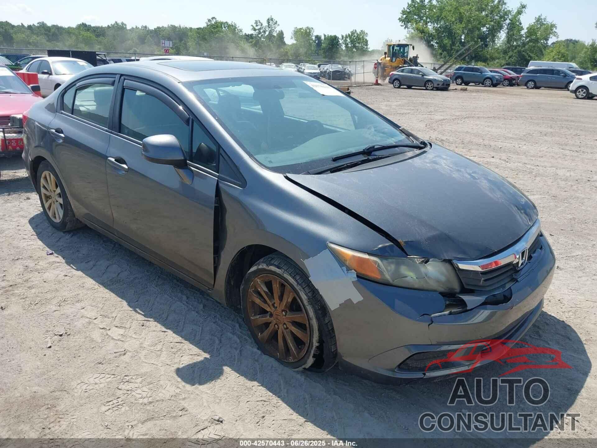 HONDA CIVIC 2012 - 19XFB2F94CE032130