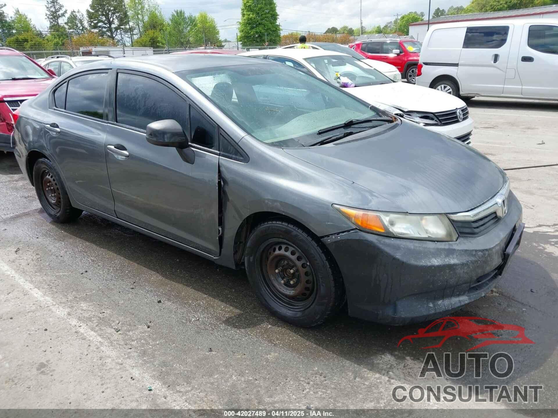 HONDA CIVIC 2012 - 19XFB2F56CE045295