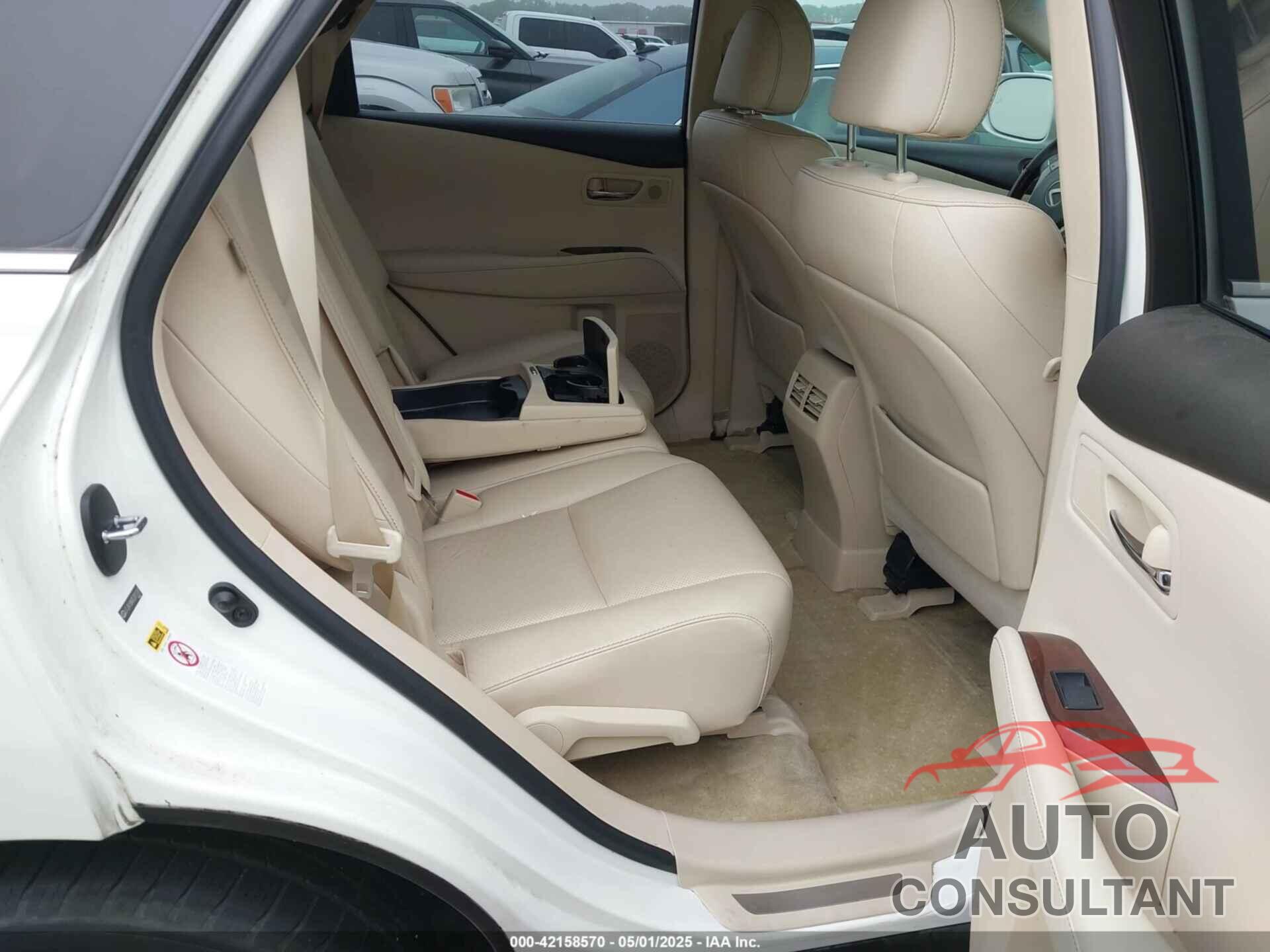 LEXUS RX 350 2014 - JTJZK1BA0E2011201