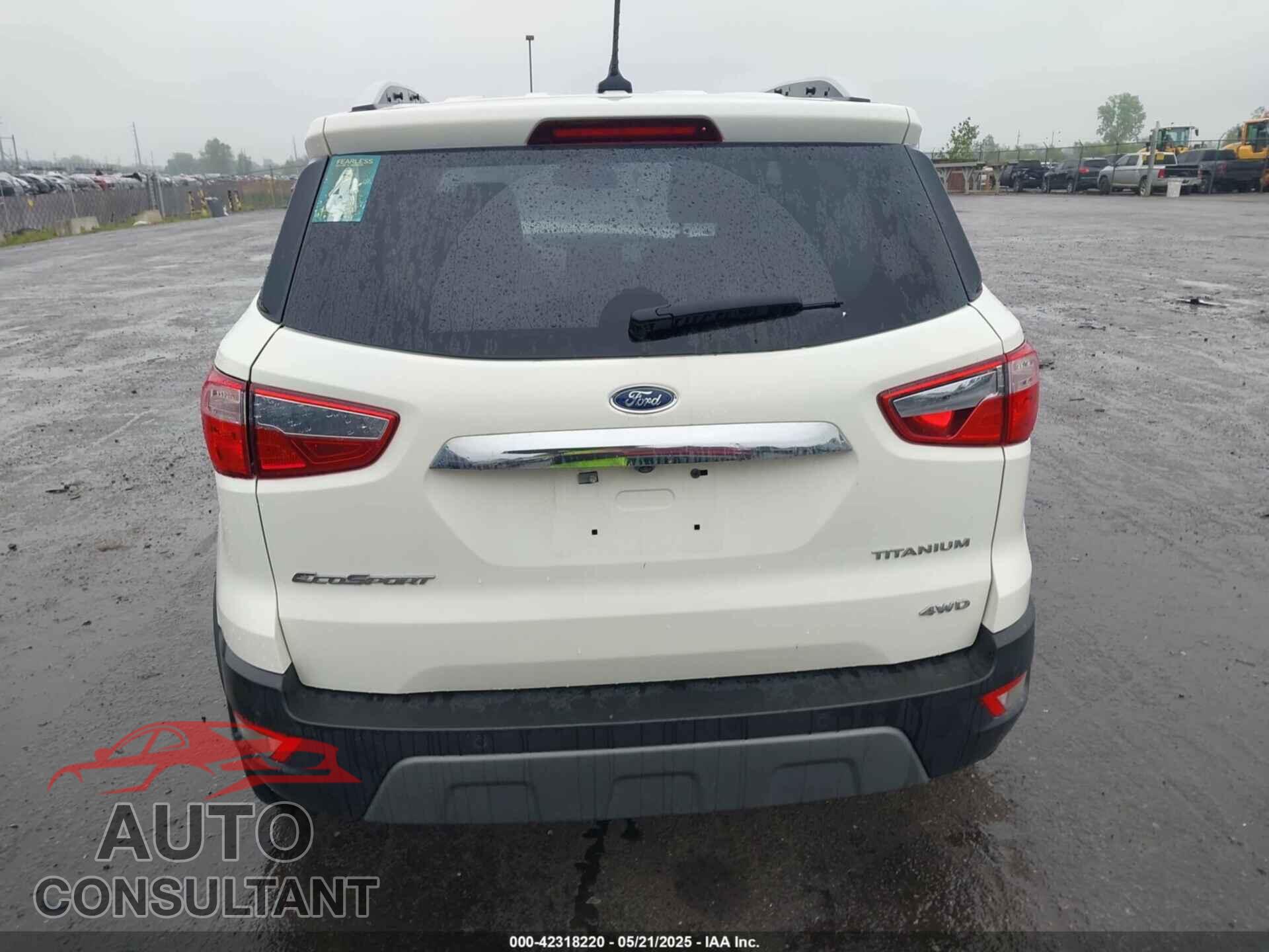 FORD ECOSPORT 2021 - MAJ6S3KL3MC404966