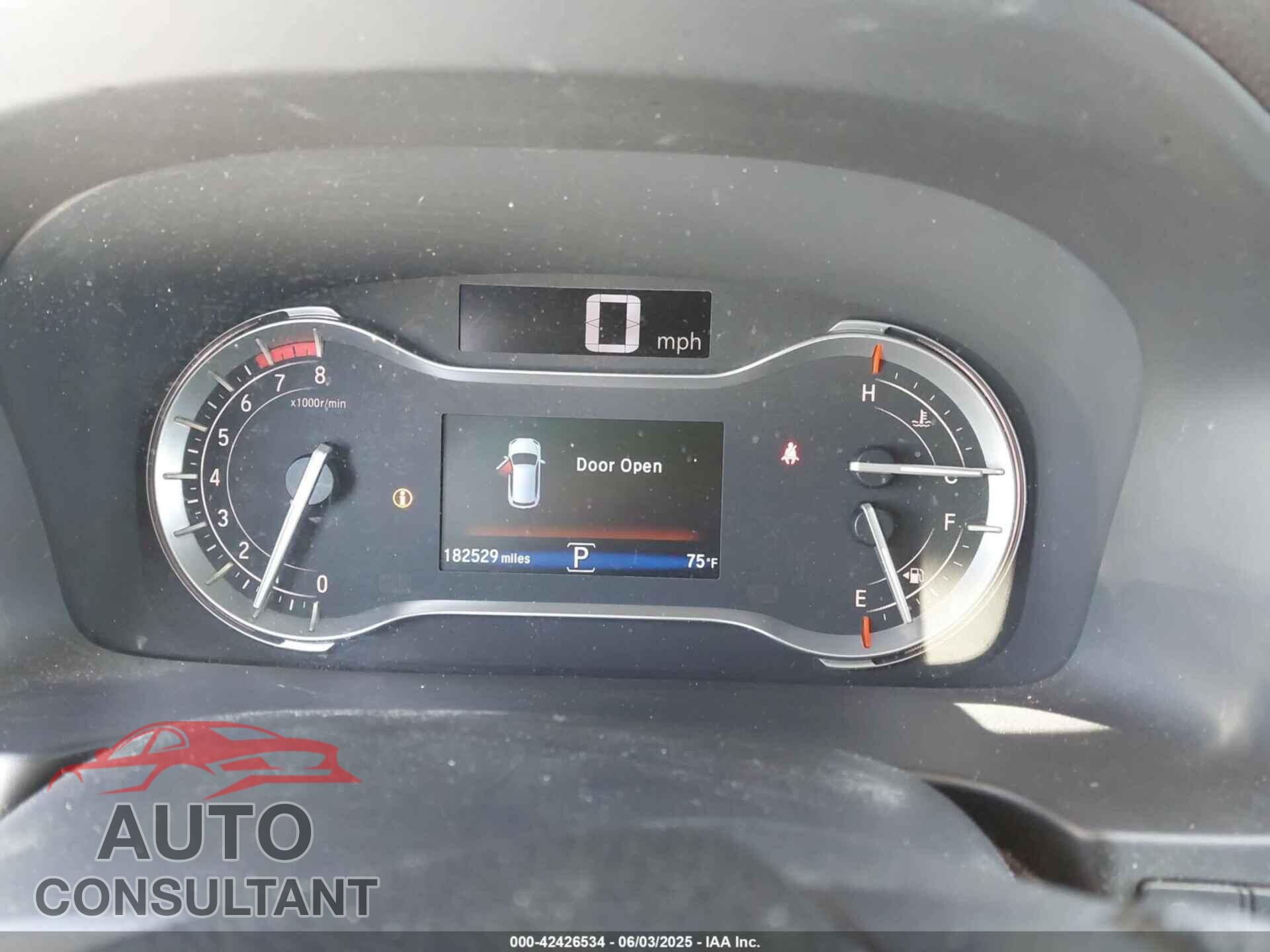 HONDA PILOT 2017 - 5FNYF5H33HB014629