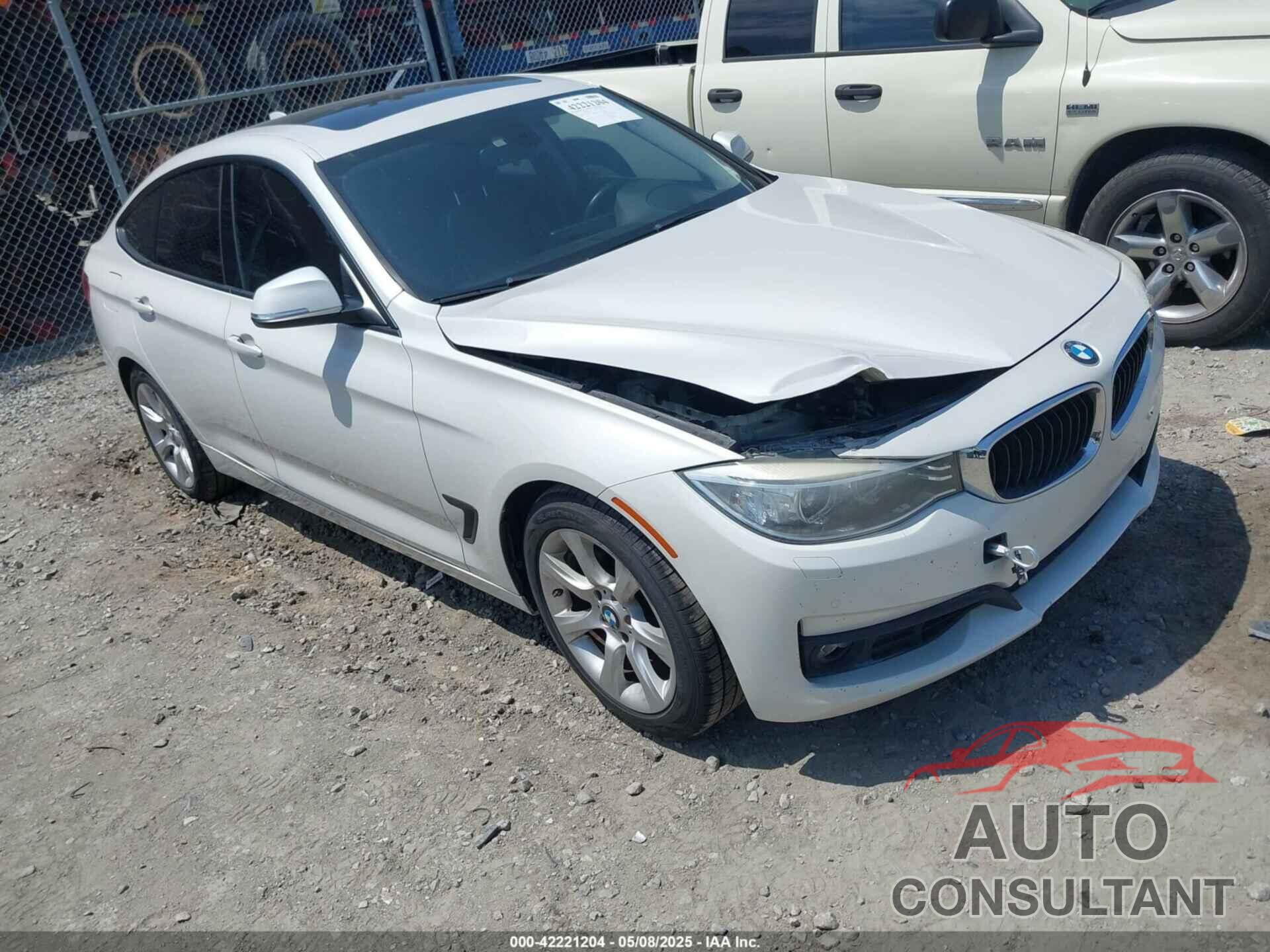 BMW 328I GRAN TURISMO 2015 - WBA3X5C50FD561388