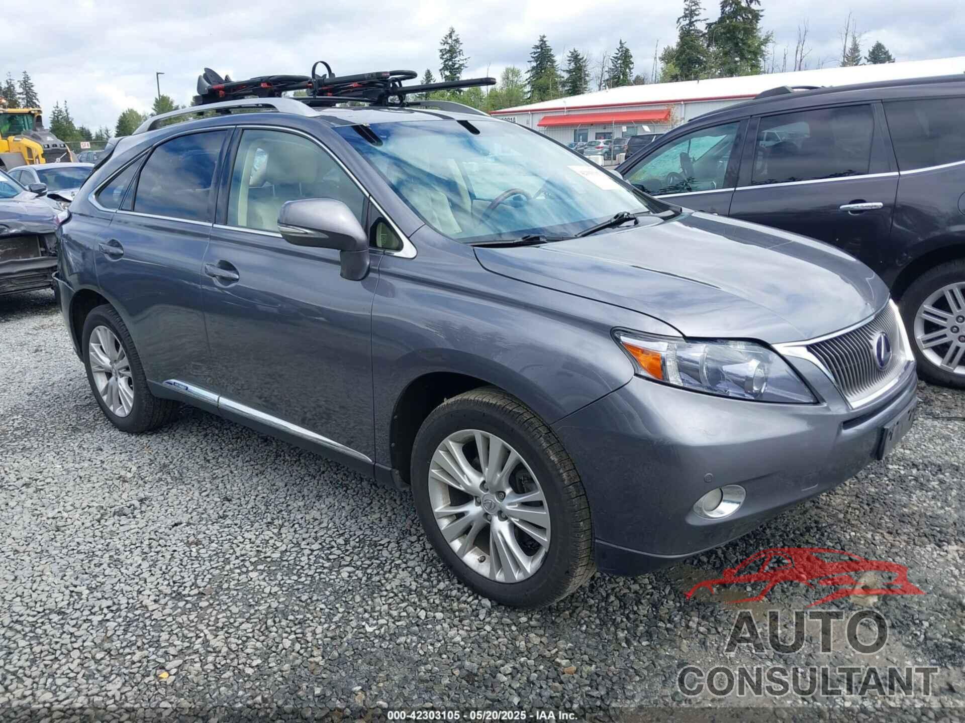 LEXUS RX 450H 2012 - JTJBC1BA6C2050273
