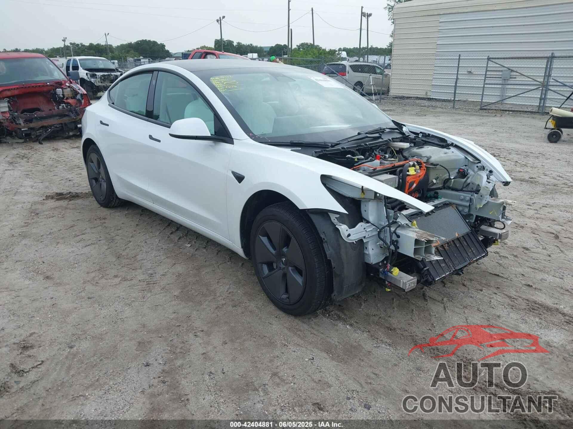 TESLA MODEL 3 2022 - 5YJ3E1EA6NF344222