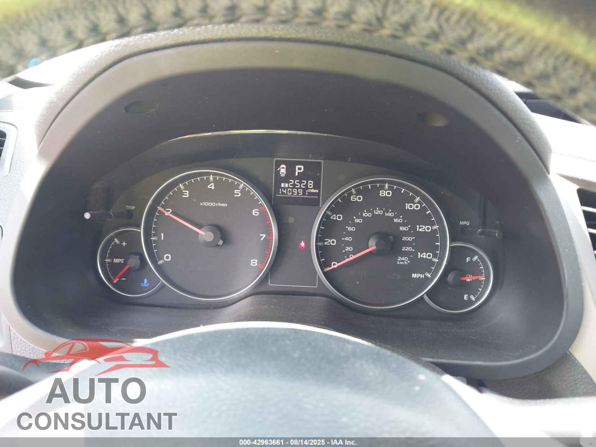 SUBARU OUTBACK 2014 - 4S4BRBDC7E3211258