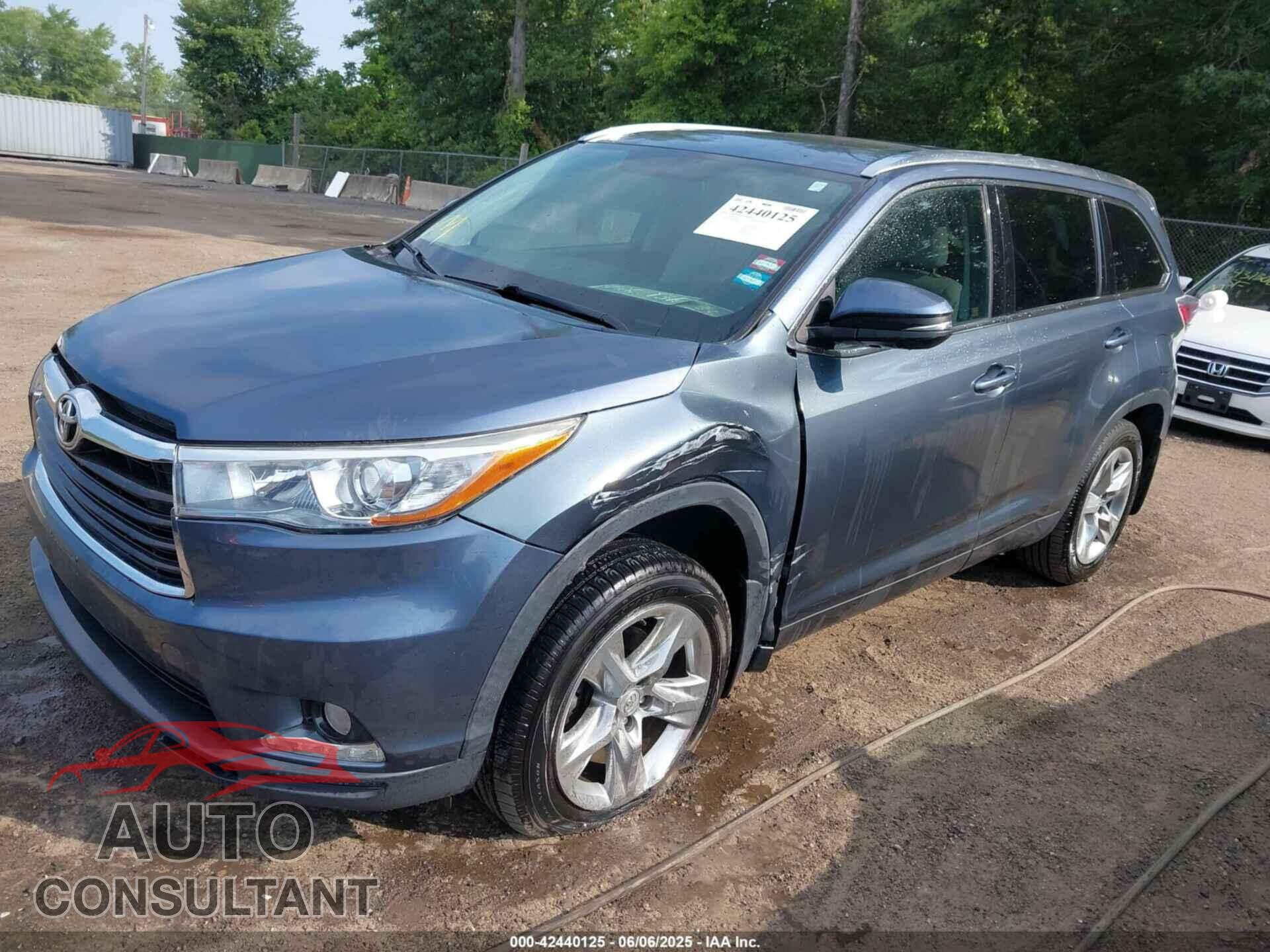 TOYOTA HIGHLANDER 2015 - 5TDDKRFH2FS098810