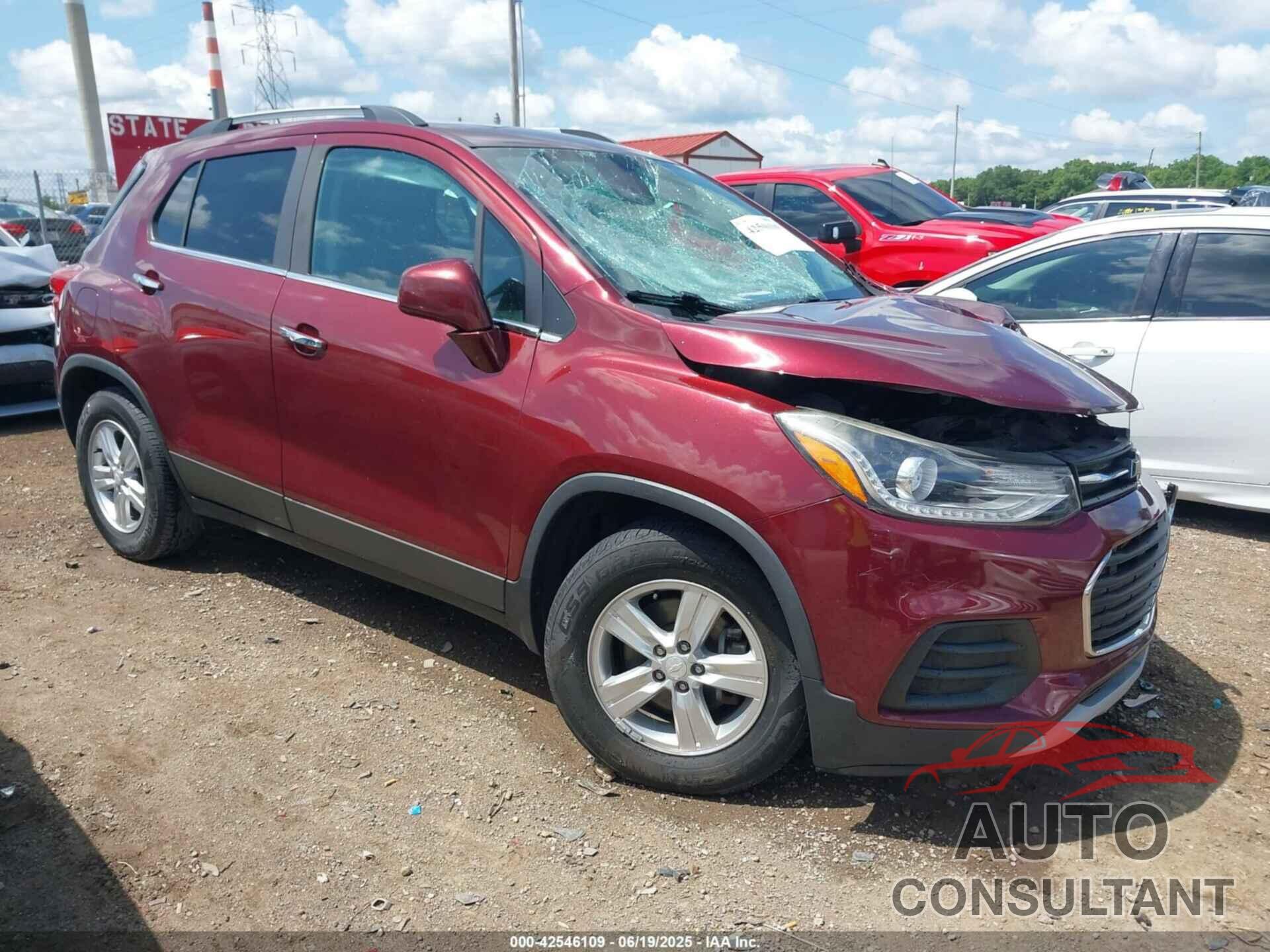 CHEVROLET TRAX 2017 - 3GNCJLSB9HL177971
