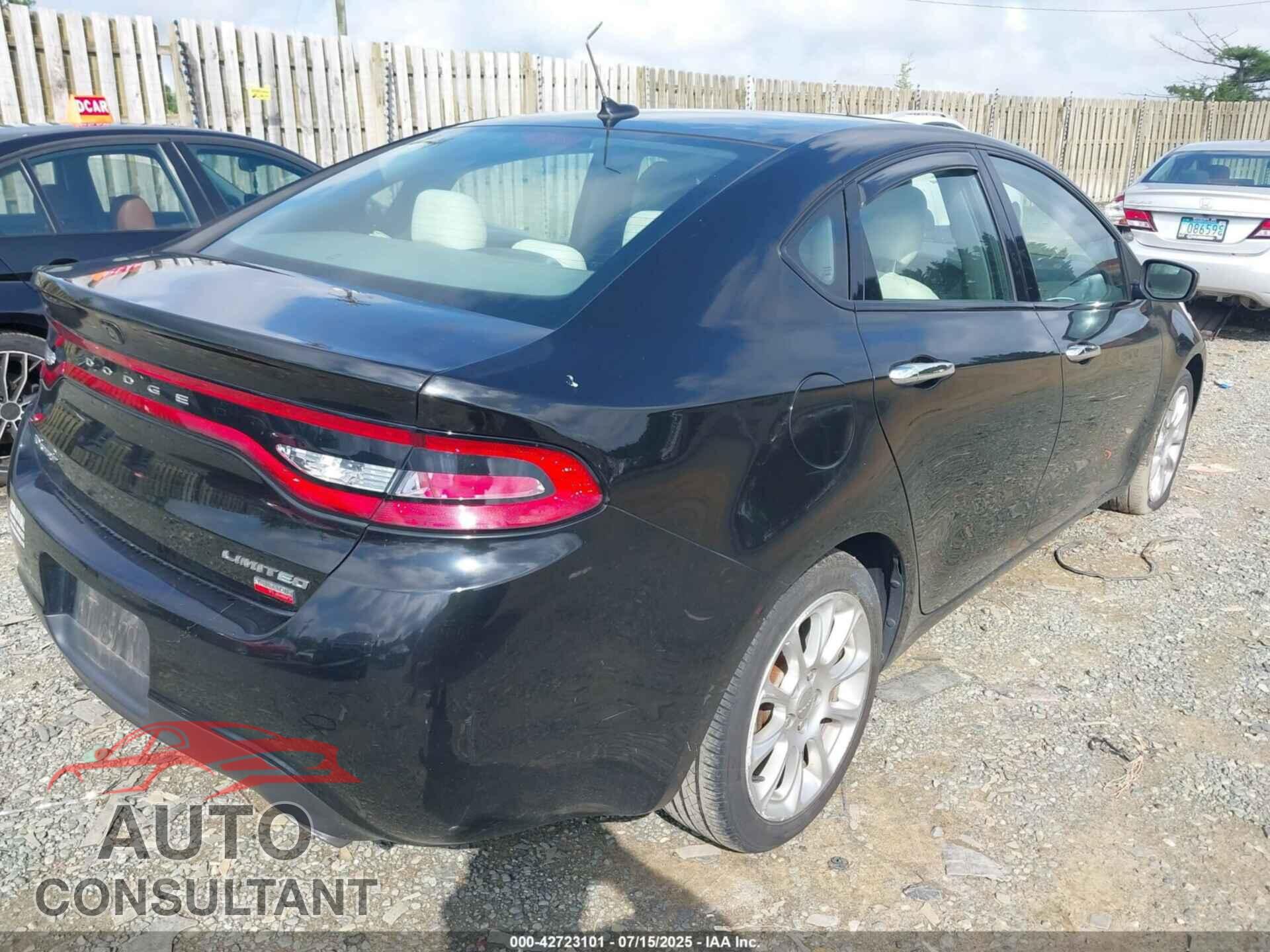 DODGE DART 2013 - 1C3CDFCHXDD314845