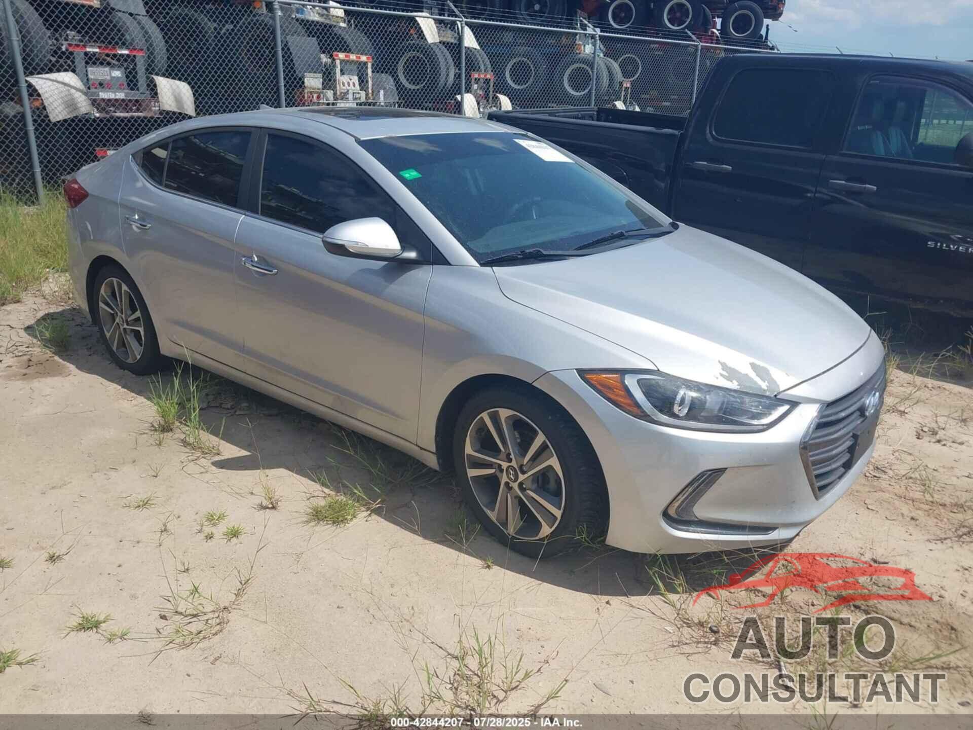 HYUNDAI ELANTRA 2017 - 5NPD84LF7HH057196