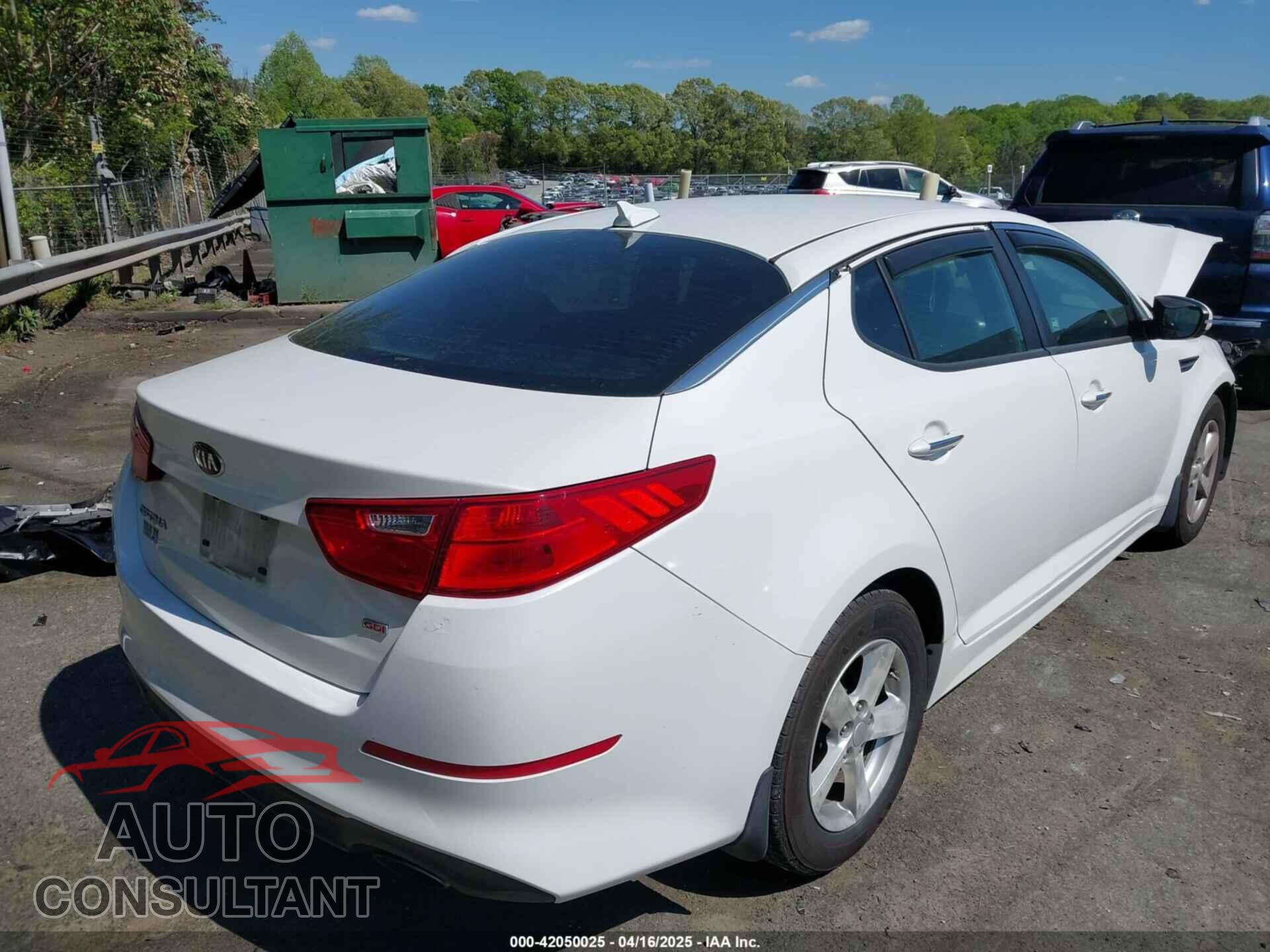 KIA OPTIMA 2015 - KNAGM4A75F5557033