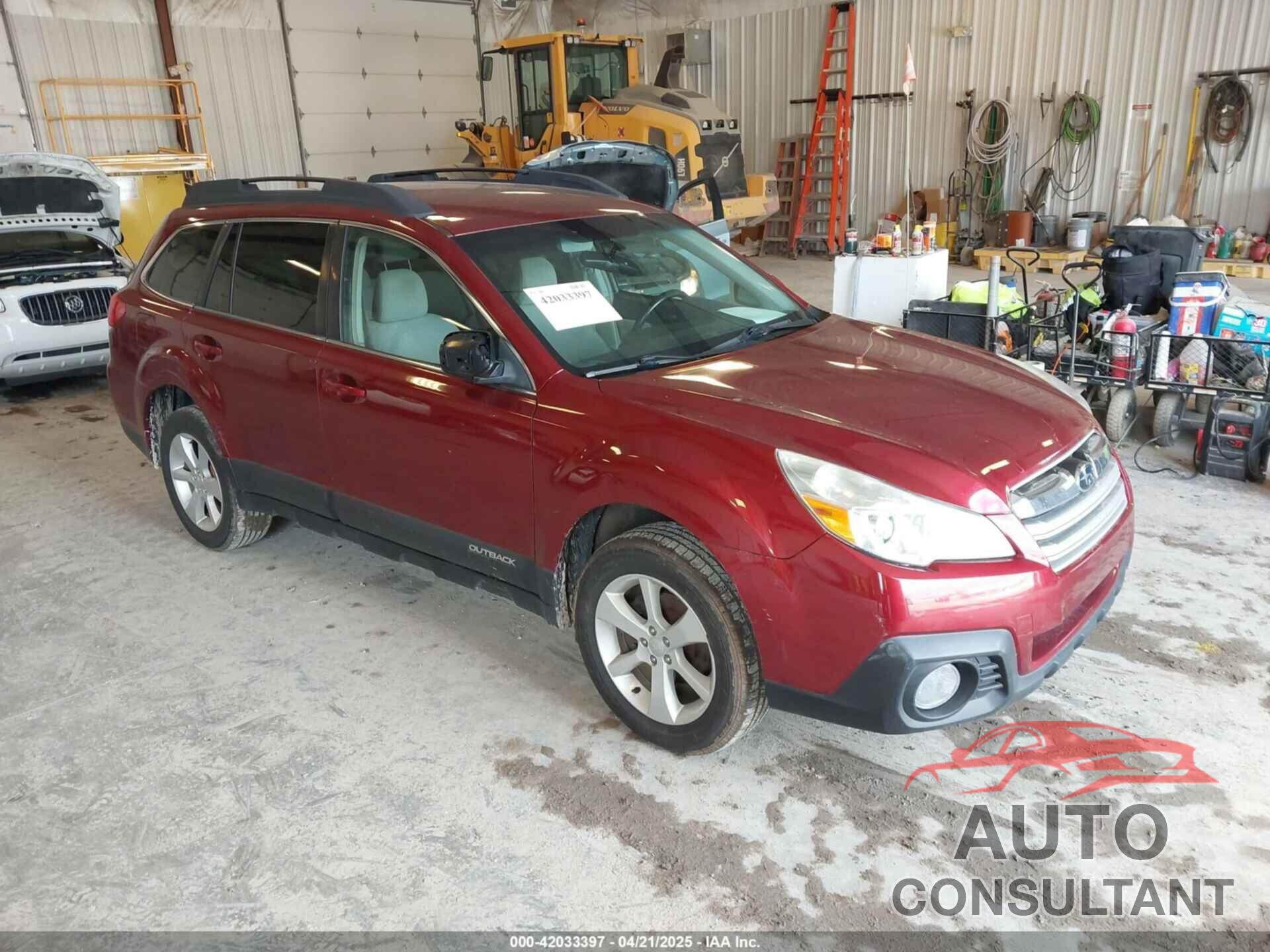 SUBARU OUTBACK 2013 - 4S4BRCCC3D3262102