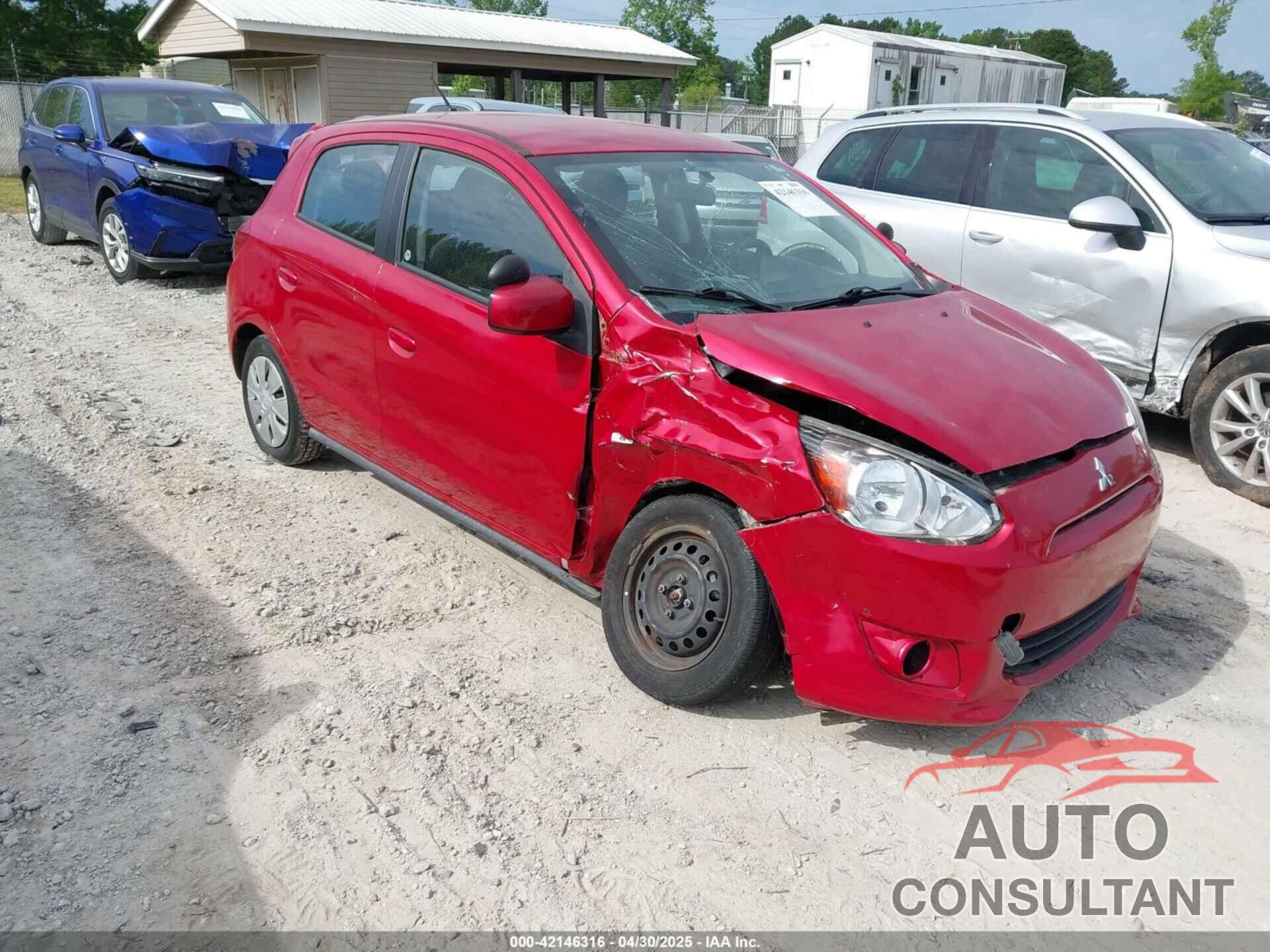 MITSUBISHI MIRAGE 2015 - ML32A3HJ0FH057459