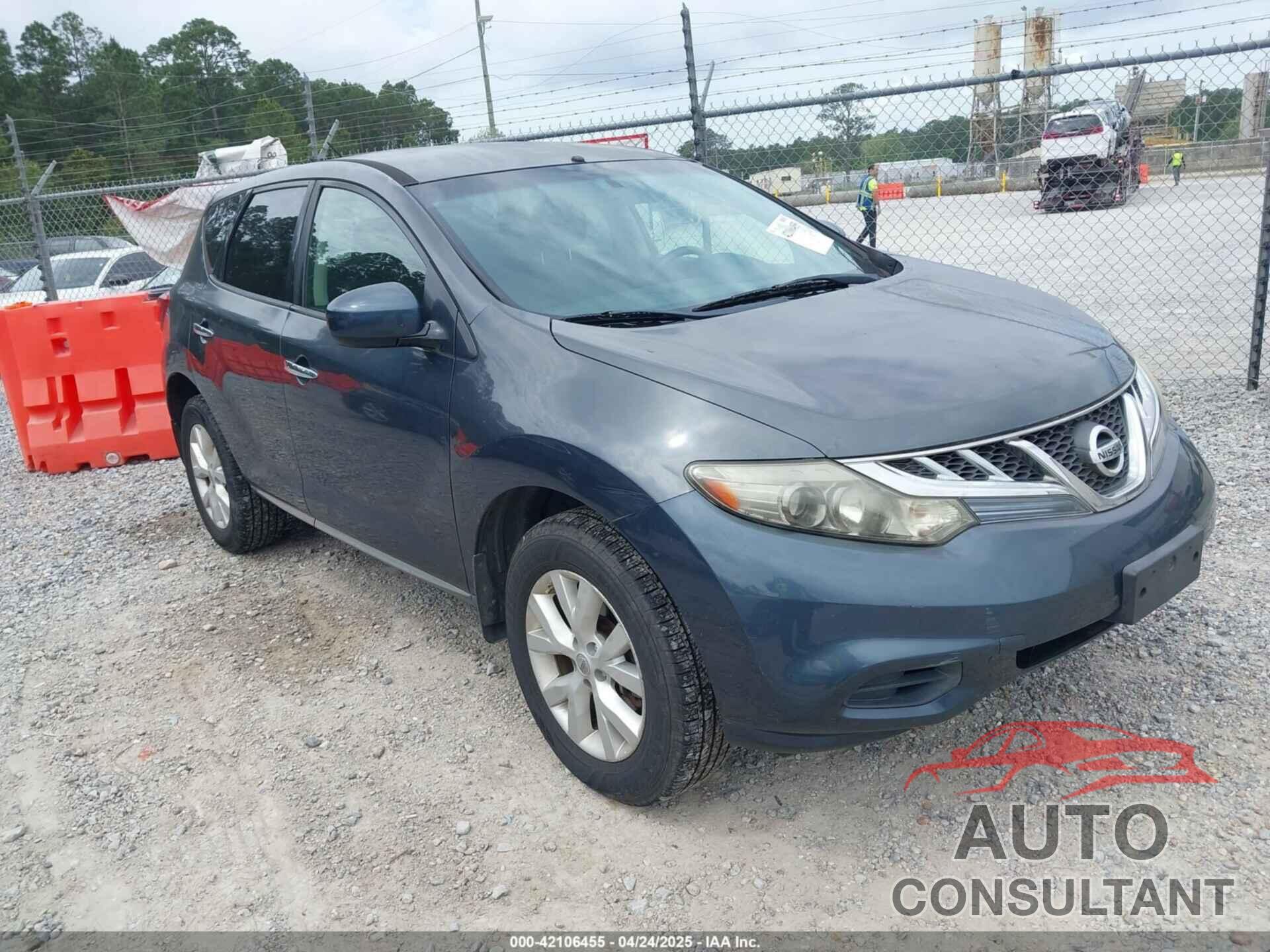NISSAN MURANO 2012 - JN8AZ1MW4CW200917
