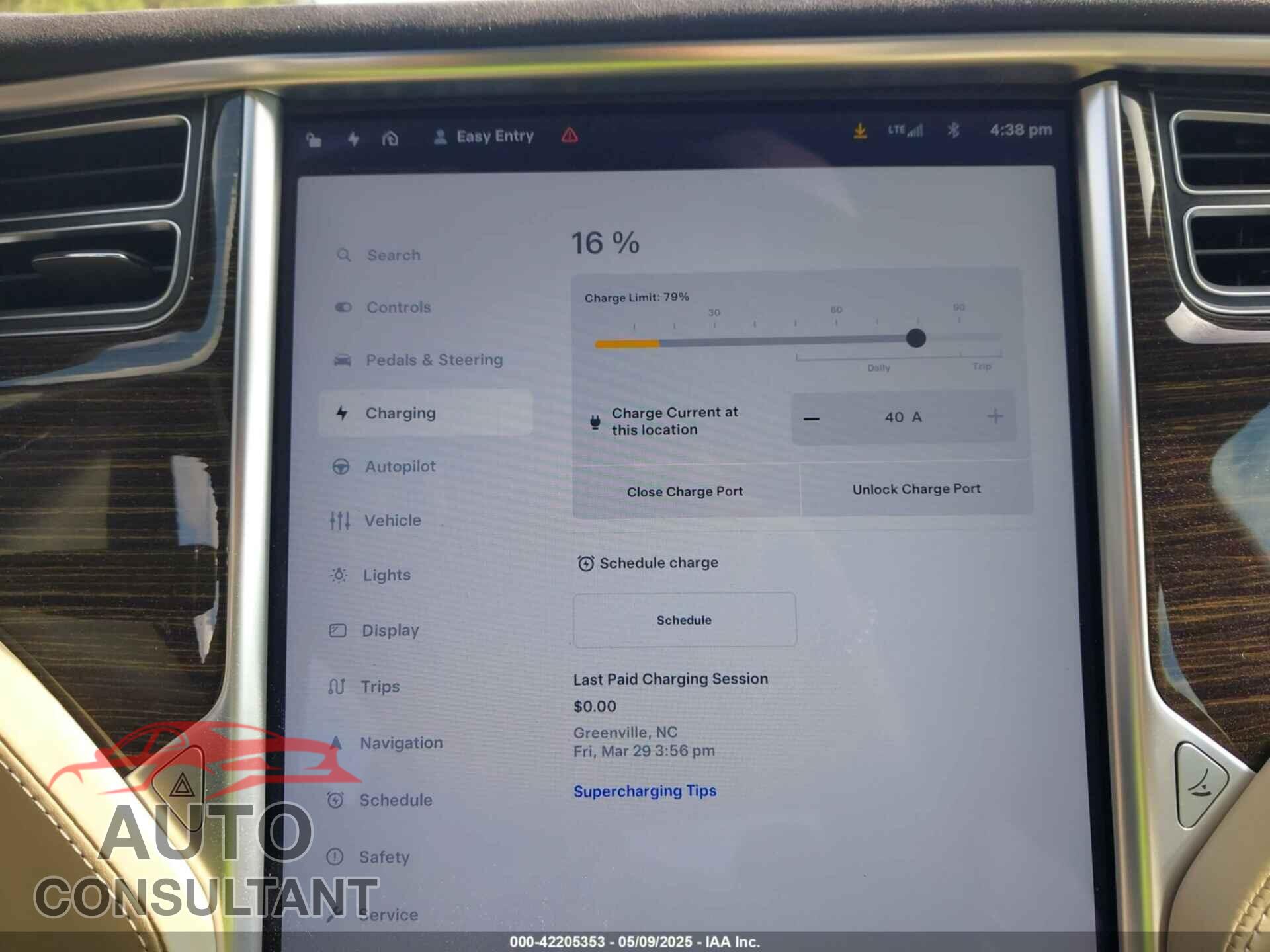 TESLA MODEL S 2016 - 5YJSA1E25GF131491