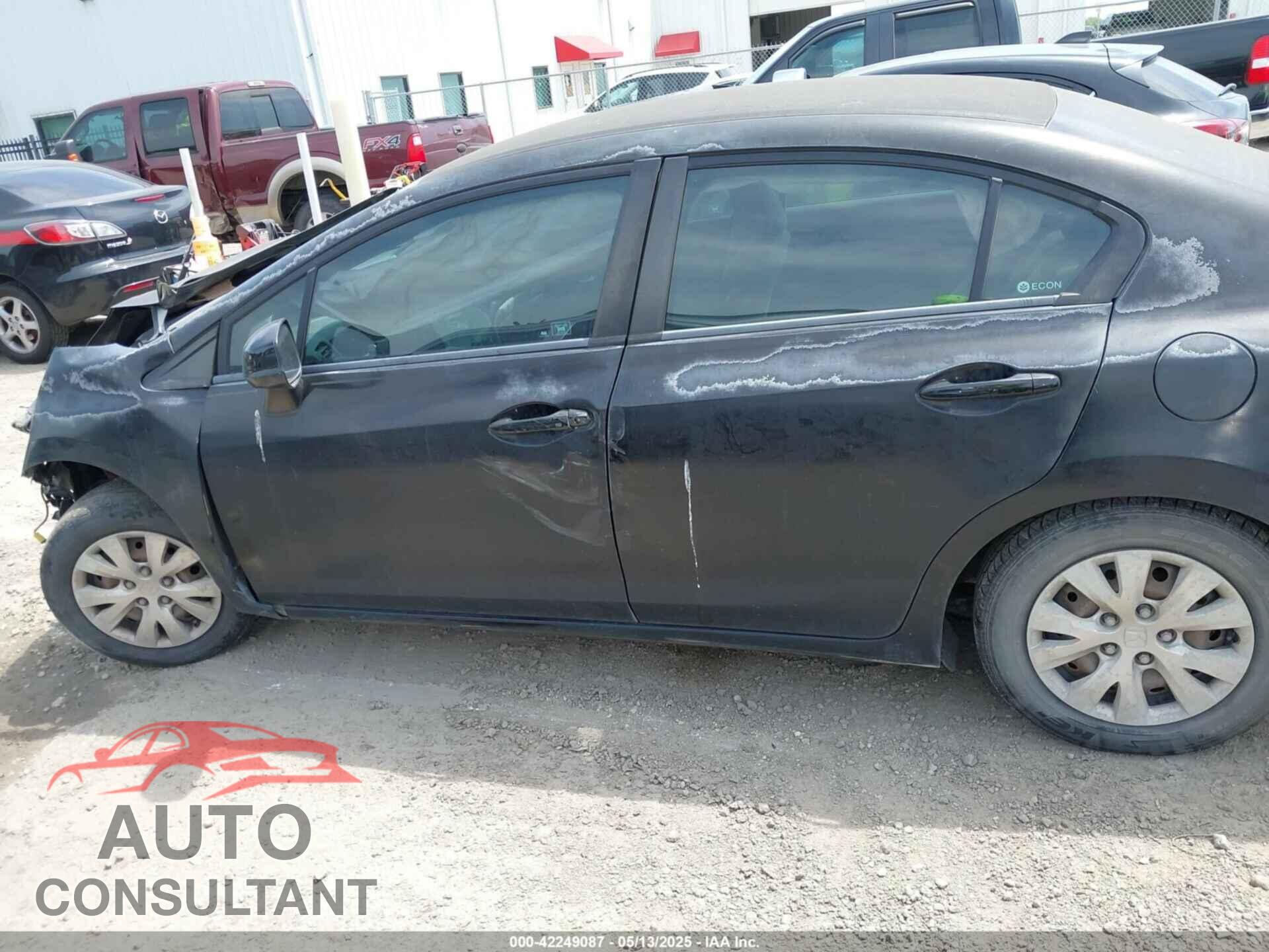 HONDA CIVIC 2012 - 2HGFB2F52CH602466