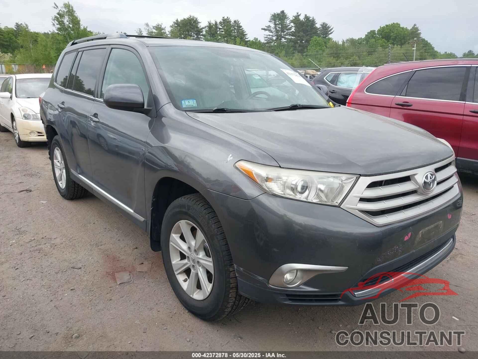 TOYOTA HIGHLANDER 2012 - 5TDBK3EH9CS124577