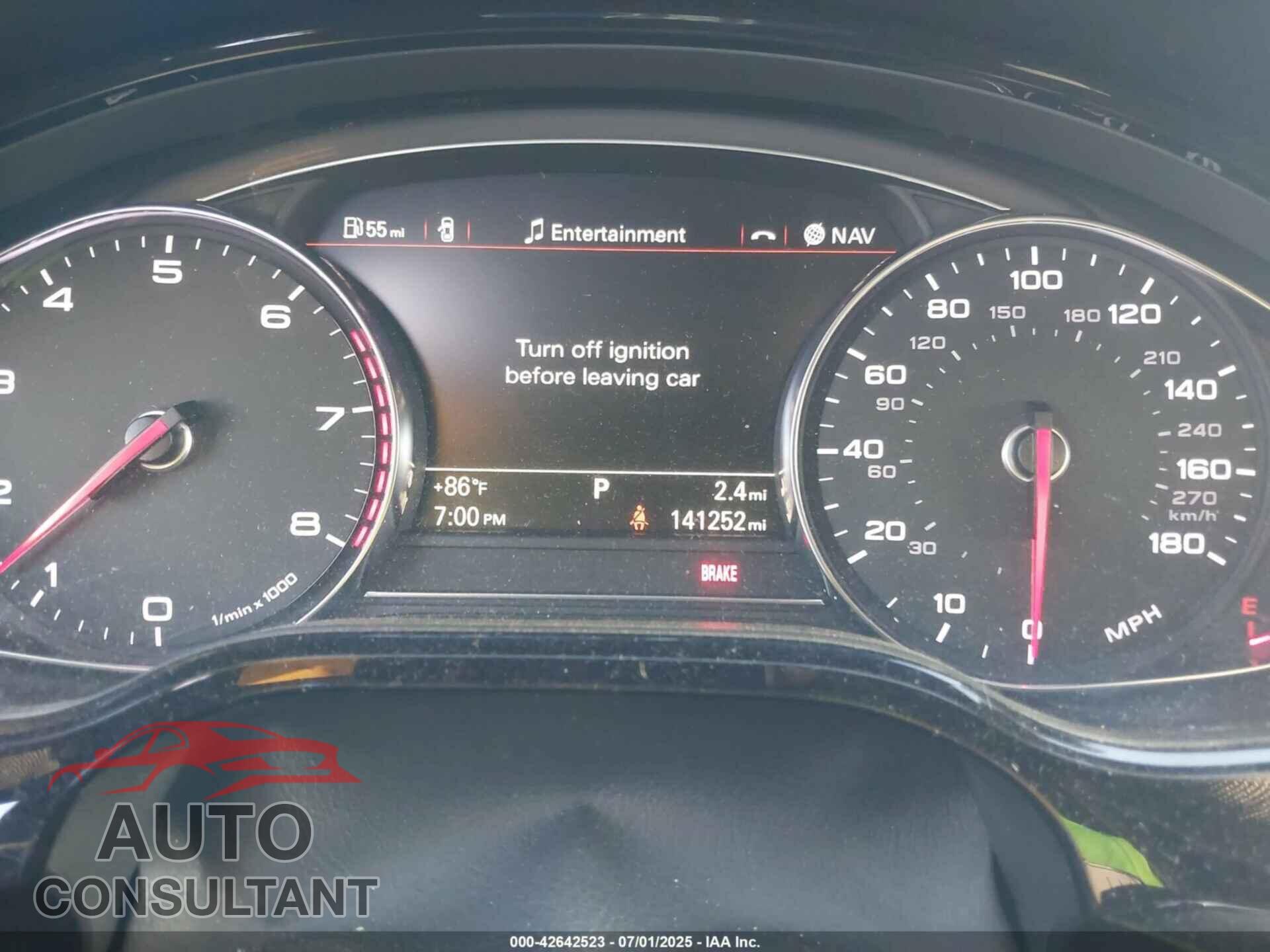 AUDI A8 L 2013 - WAURGAFD5DN009804