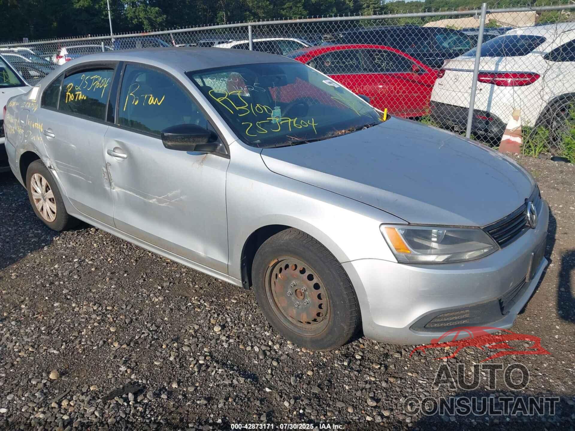 VOLKSWAGEN JETTA 2013 - 3VW2K7AJ9DM287034