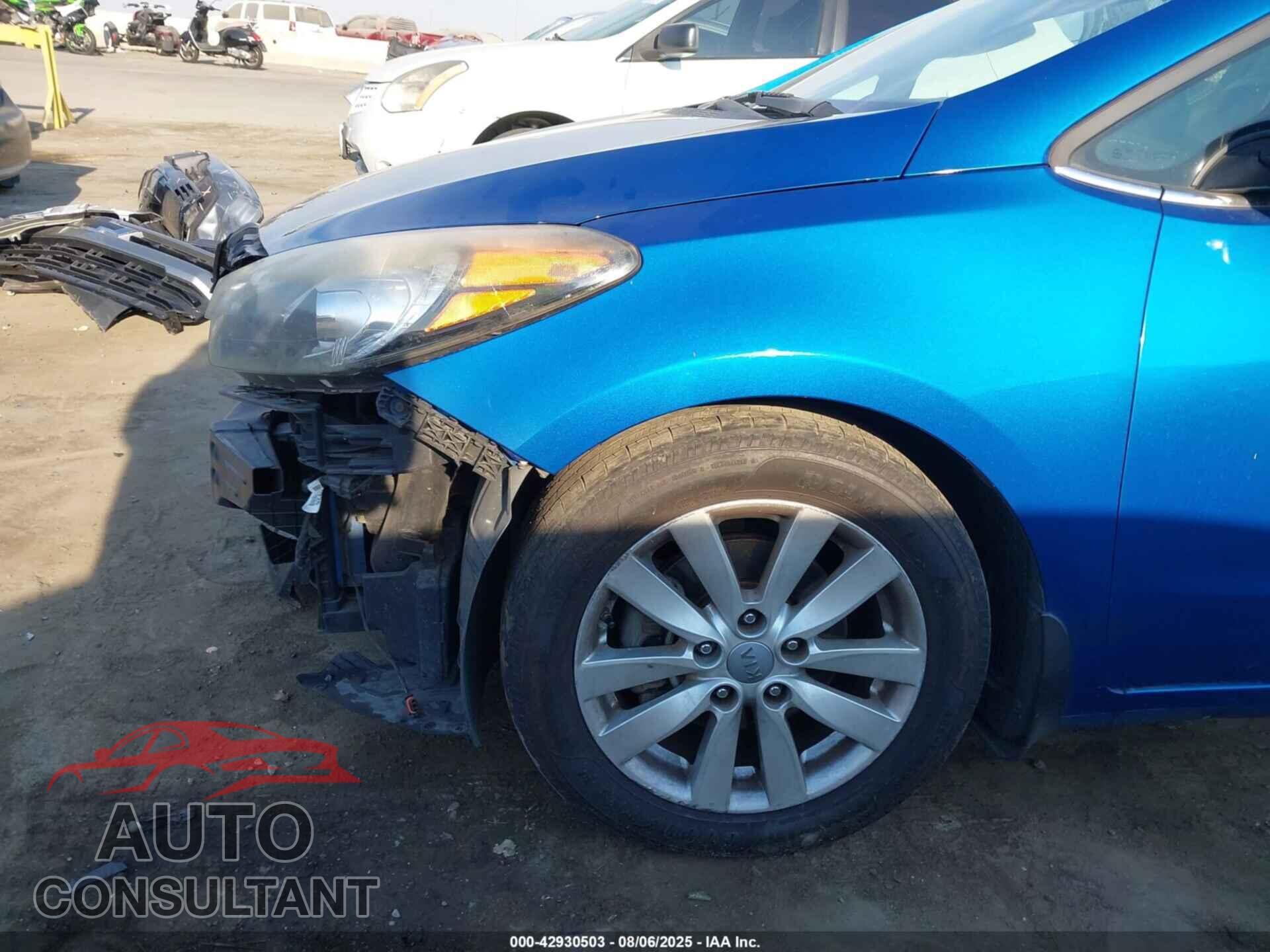 KIA FORTE 2014 - KNAFX4A84E5113930