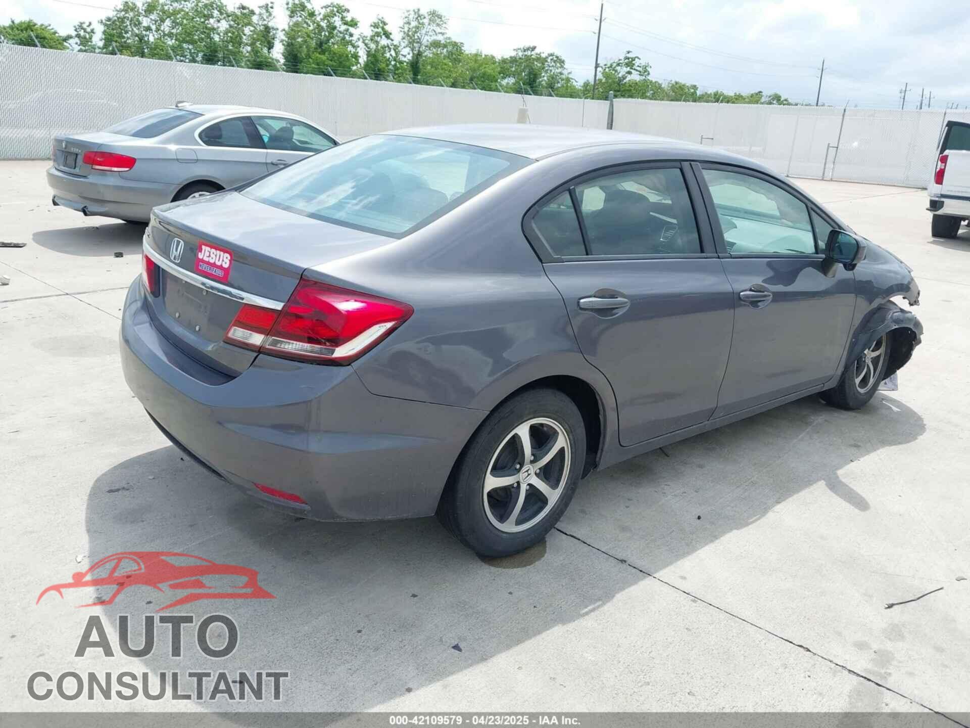 HONDA CIVIC 2015 - 19XFB2F73FE087574