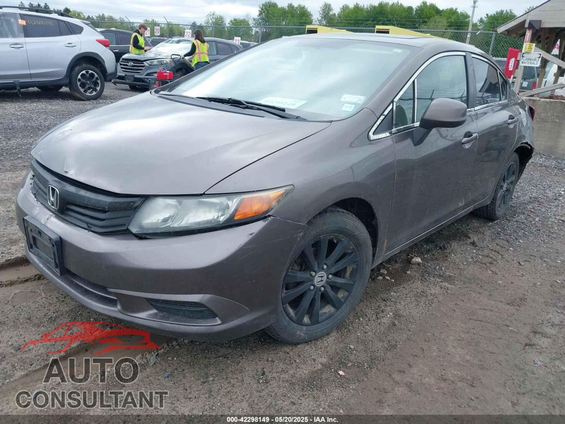 HONDA CIVIC 2012 - 2HGFB2F89CH534922