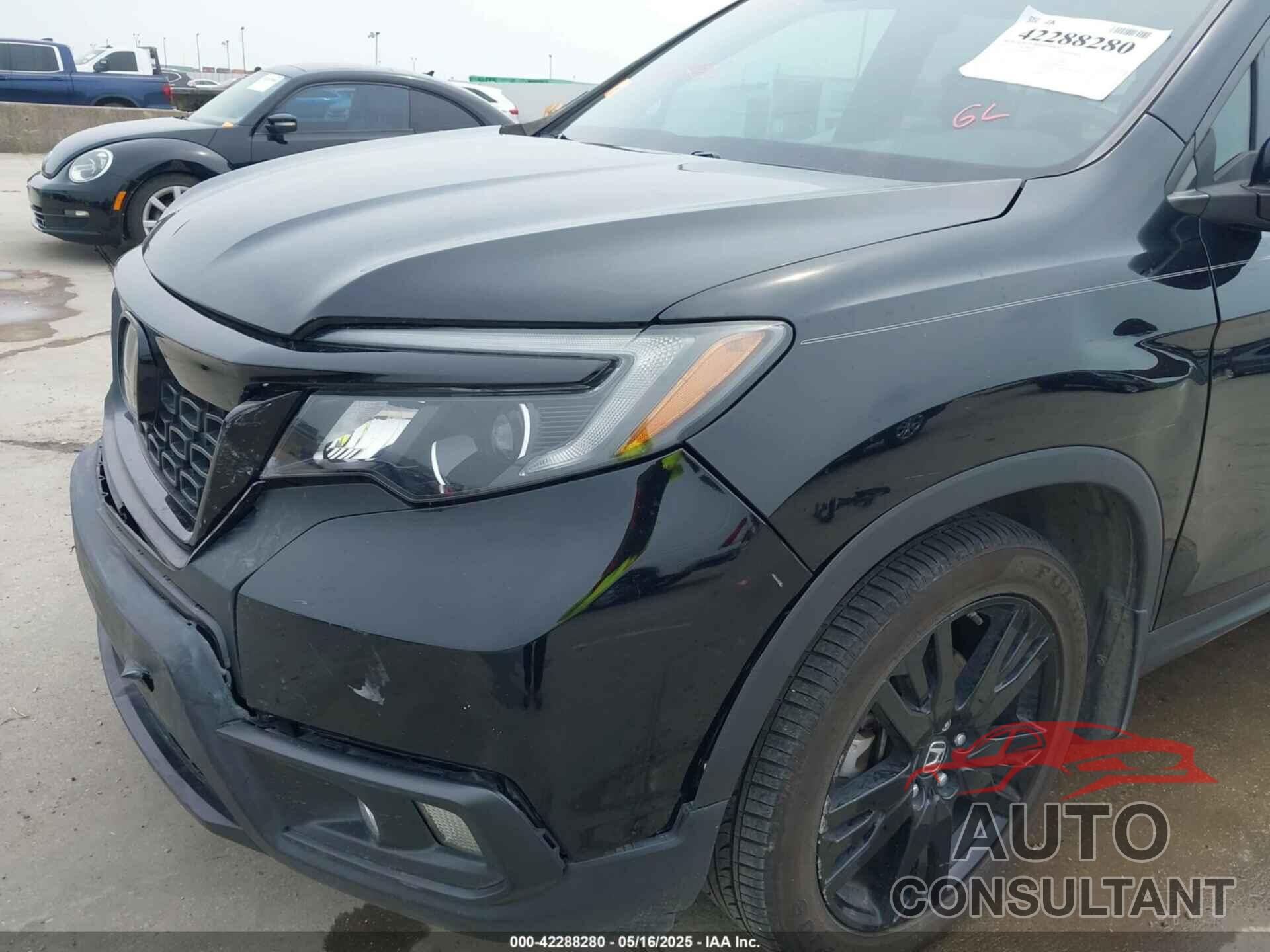 HONDA PASSPORT 2019 - 5FNYF7H25KB008597