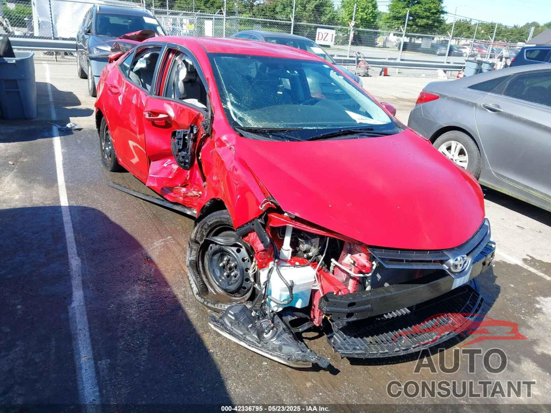 TOYOTA COROLLA 2016 - 2T1BURHE9GC614353