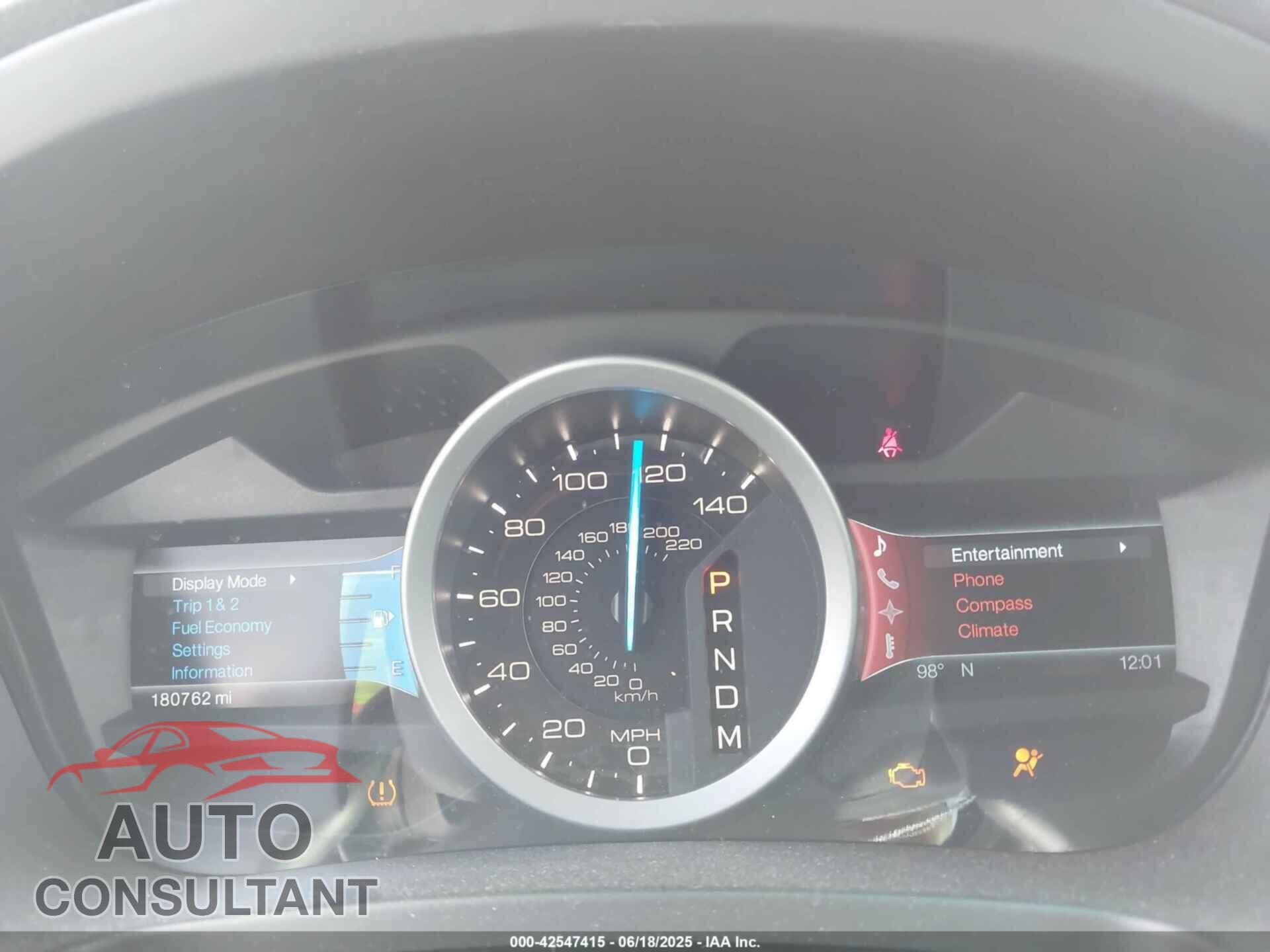 FORD EXPLORER 2011 - 1FMHK7D87BGA78870
