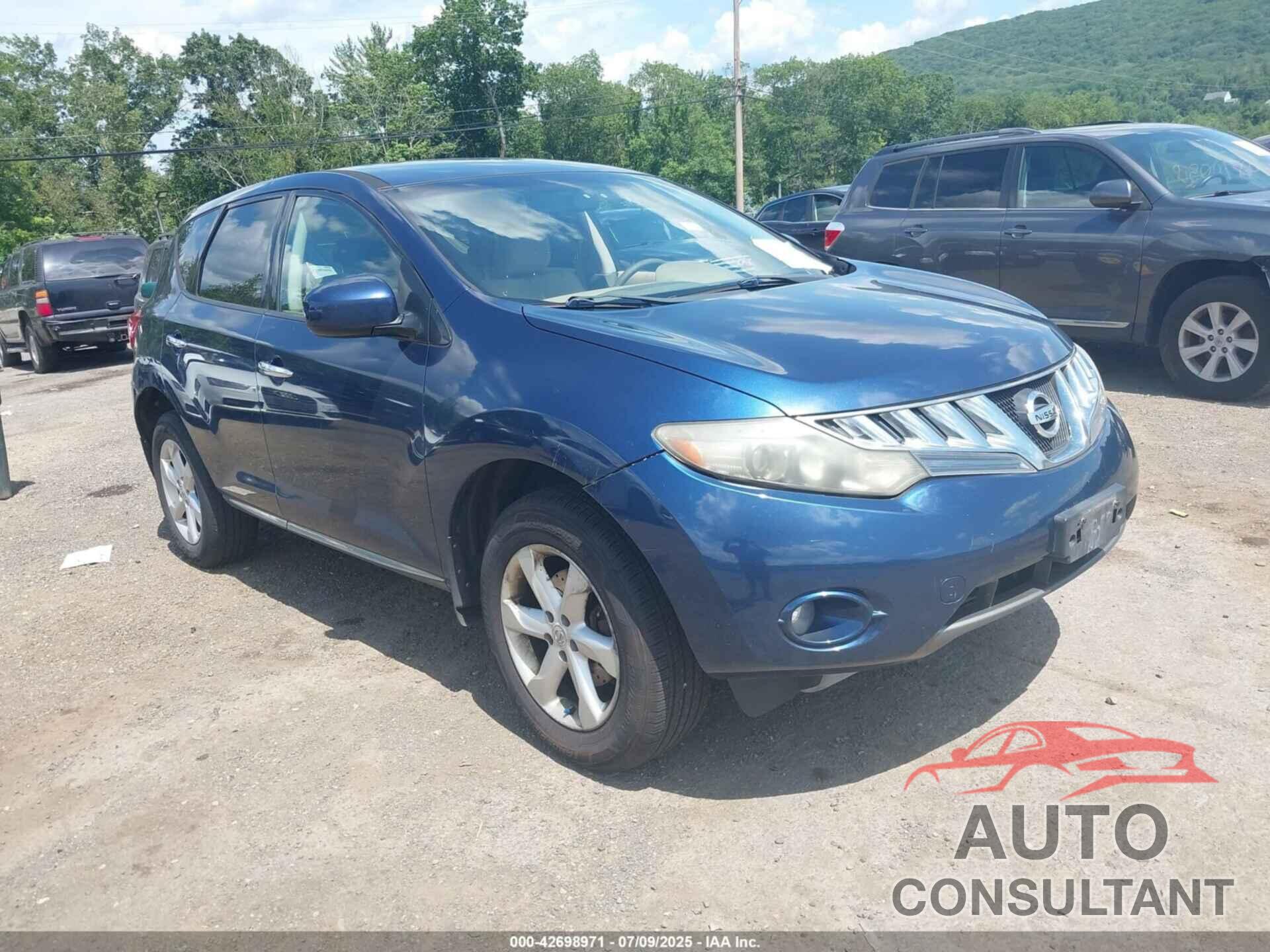 NISSAN MURANO 2009 - JN8AZ18W39W130362