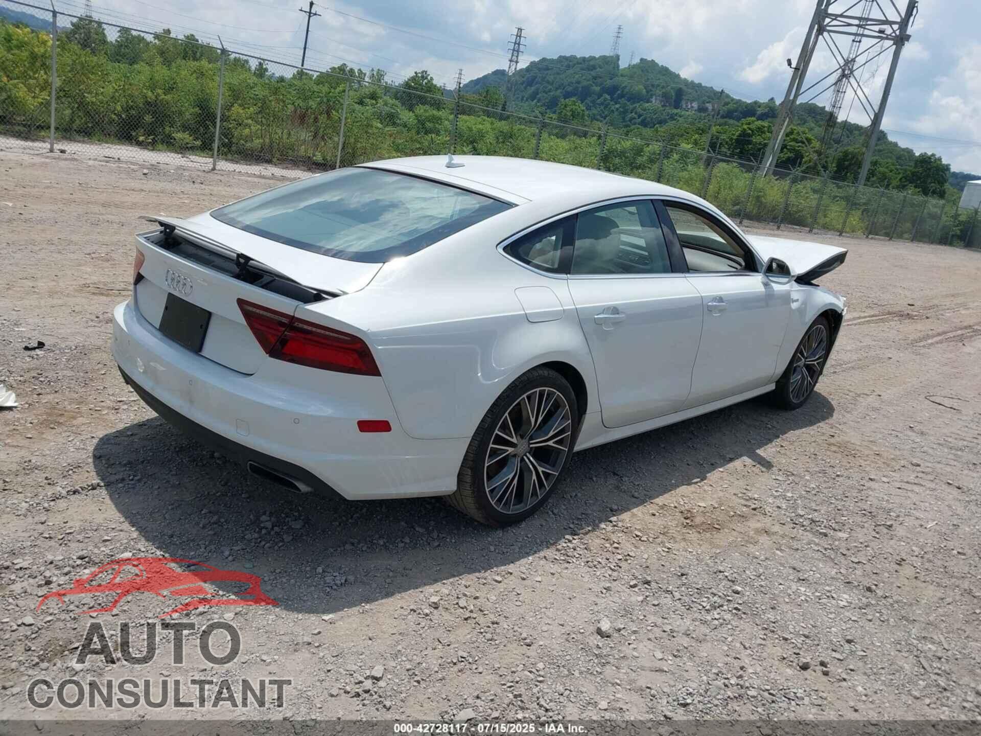 AUDI A7 2017 - WAUW2AFC5HN014287