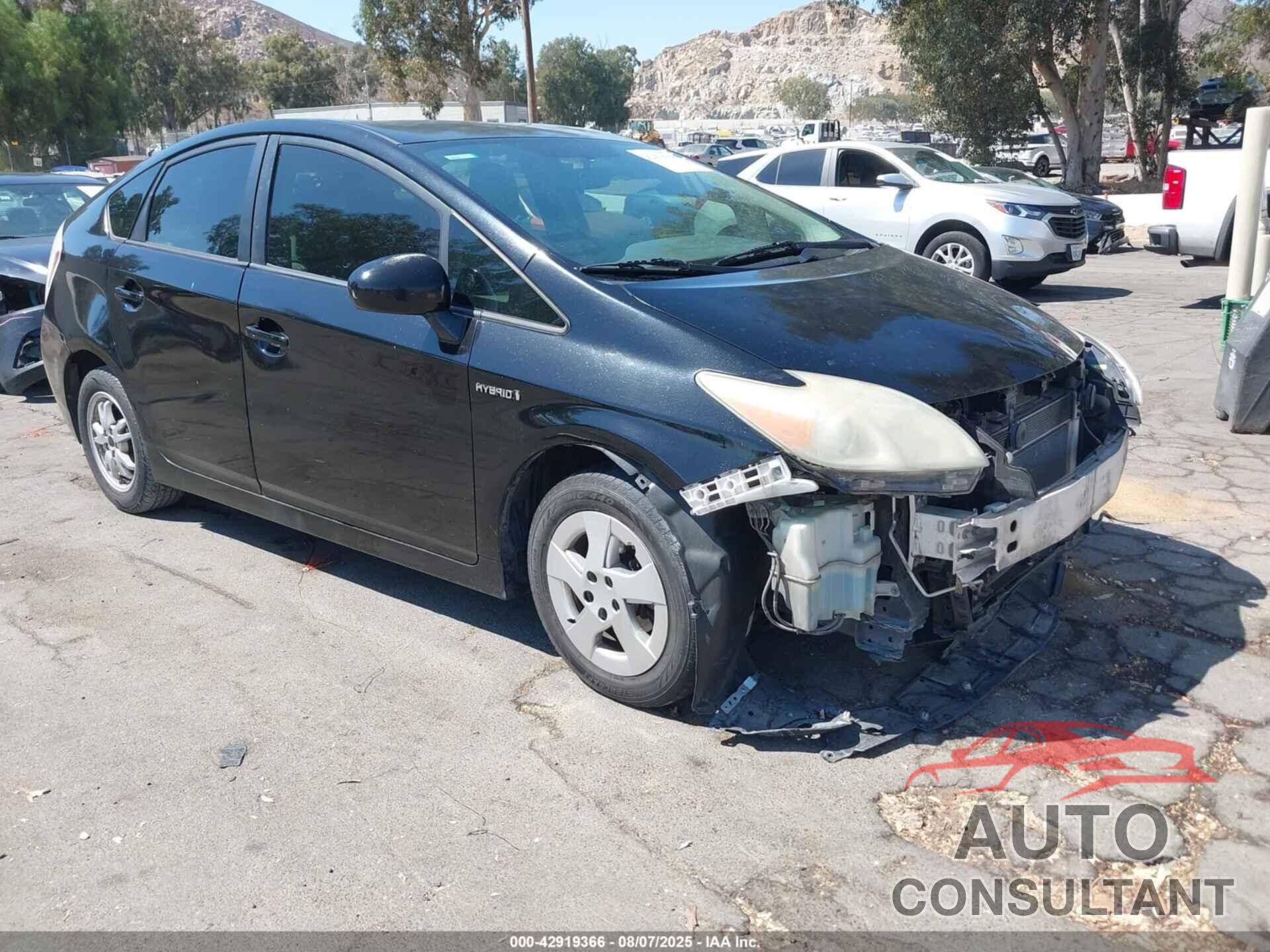 TOYOTA PRIUS 2011 - JTDKN3DU9B1424637