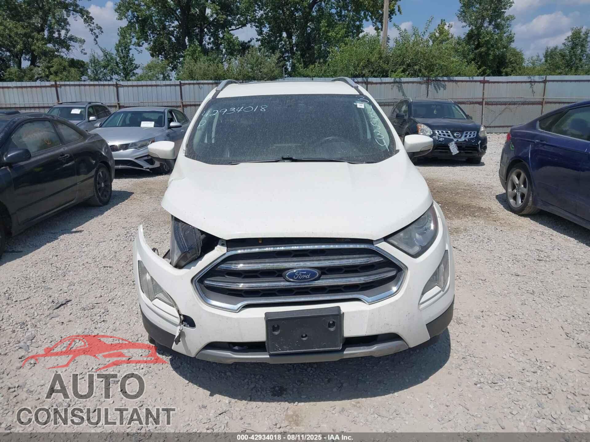 FORD ECOSPORT 2020 - MAJ6S3KLXLC343534