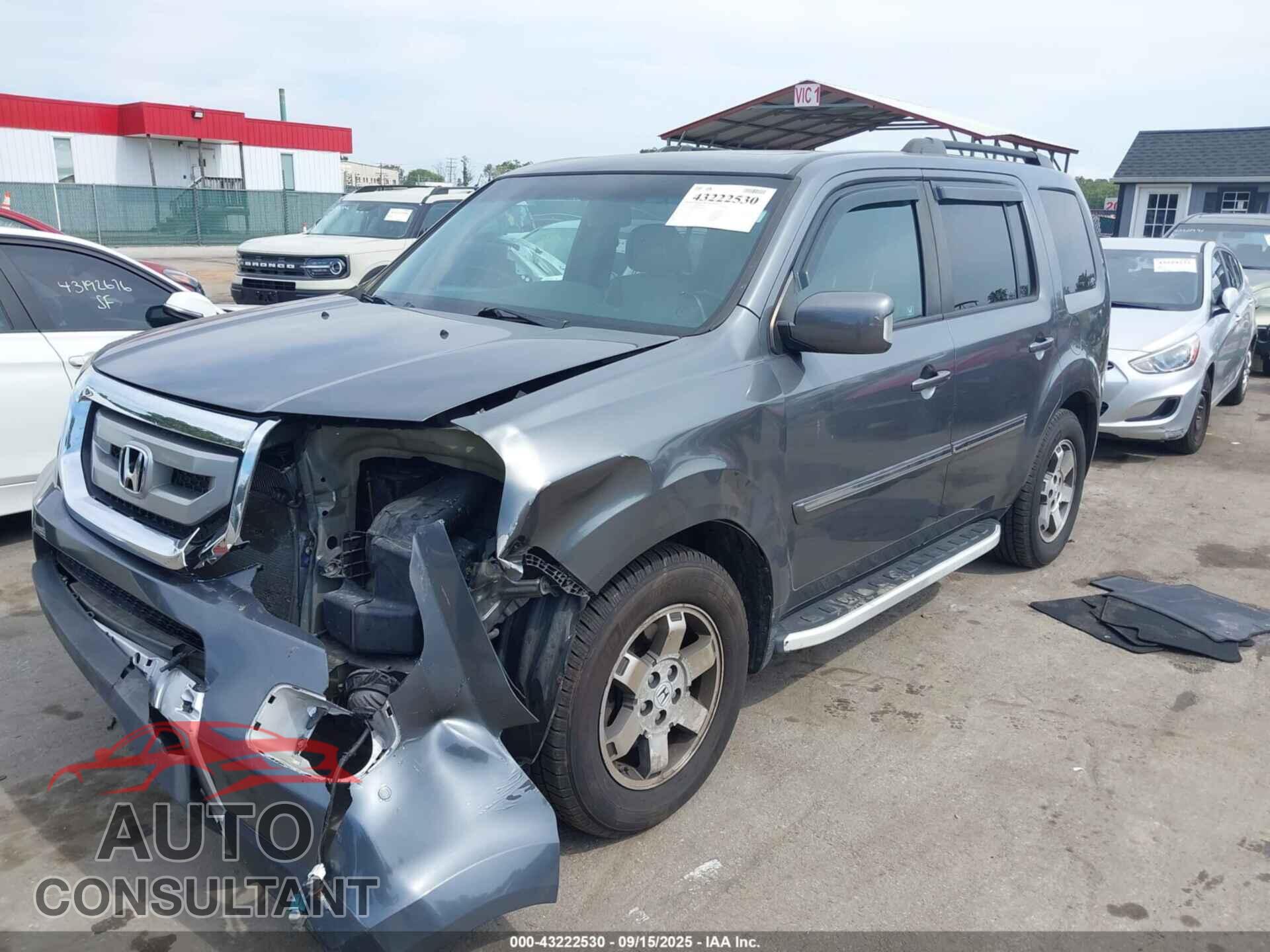 HONDA PILOT 2011 - 5FNYF4H93BB024406