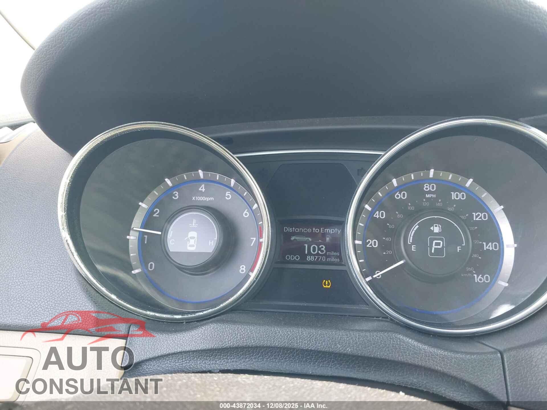 HYUNDAI SONATA 2011 - 5NPEC4AC3BH048076