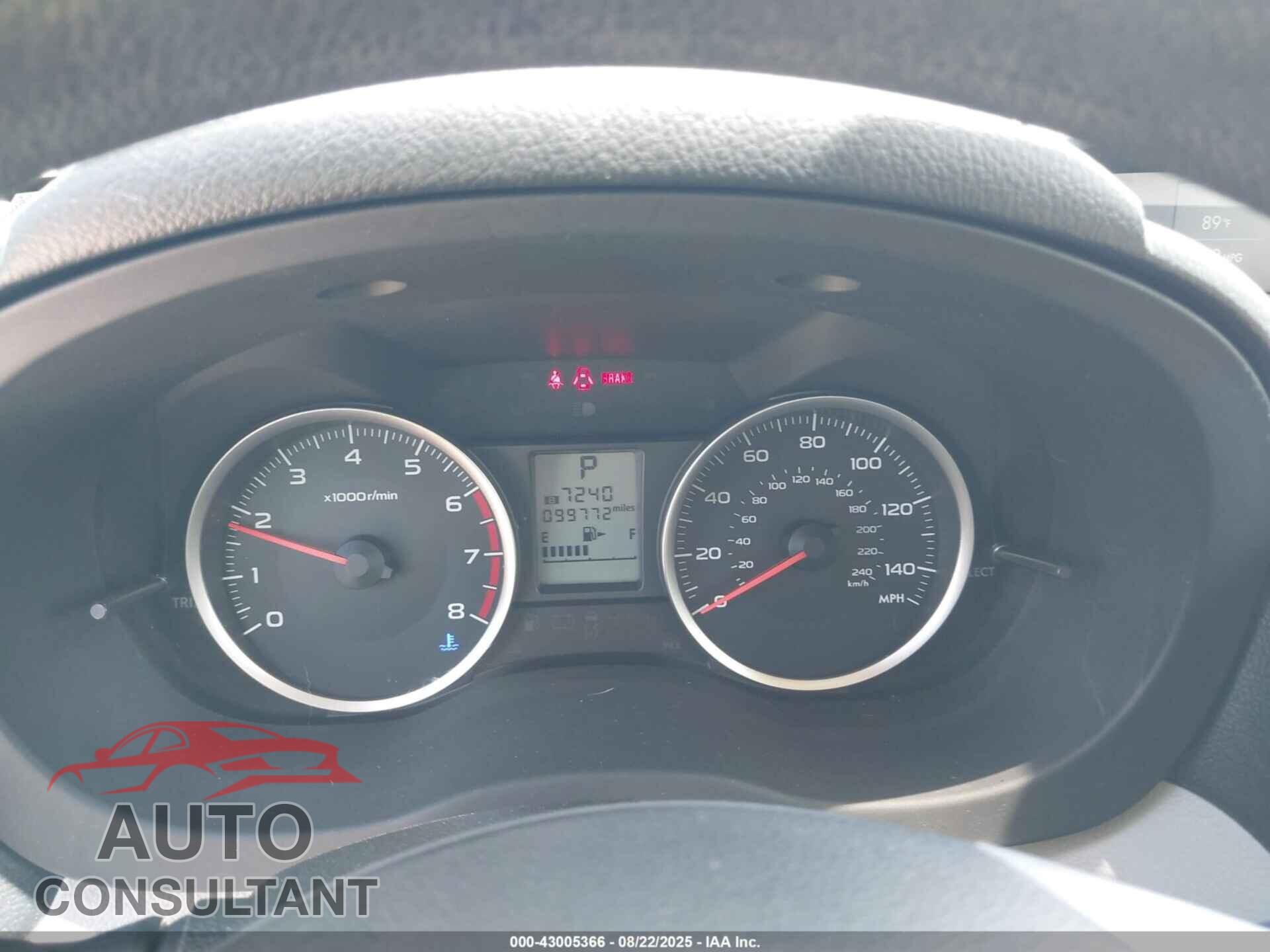 SUBARU FORESTER 2014 - JF2SJAEC6EH452589